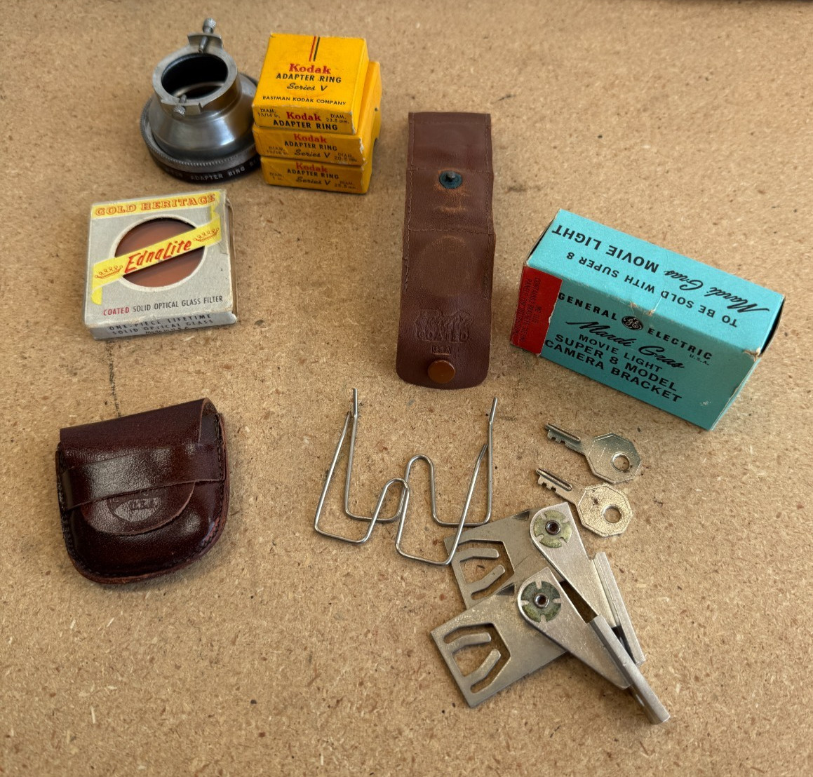 LOT of Vintage Photography Accessories Adapter Rings Ednalite MIXED LOT