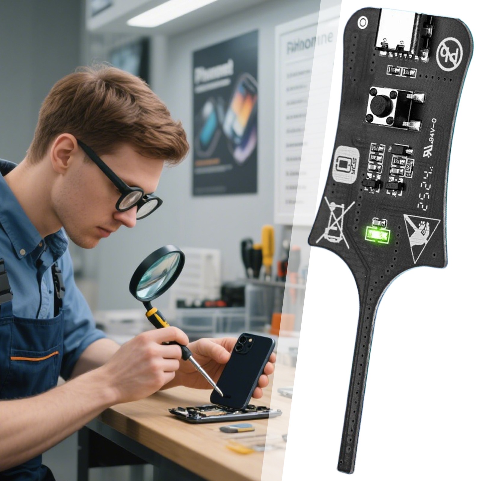 Circuit Board Inductor Tester Inductor Detector Tool Diagnostic Device