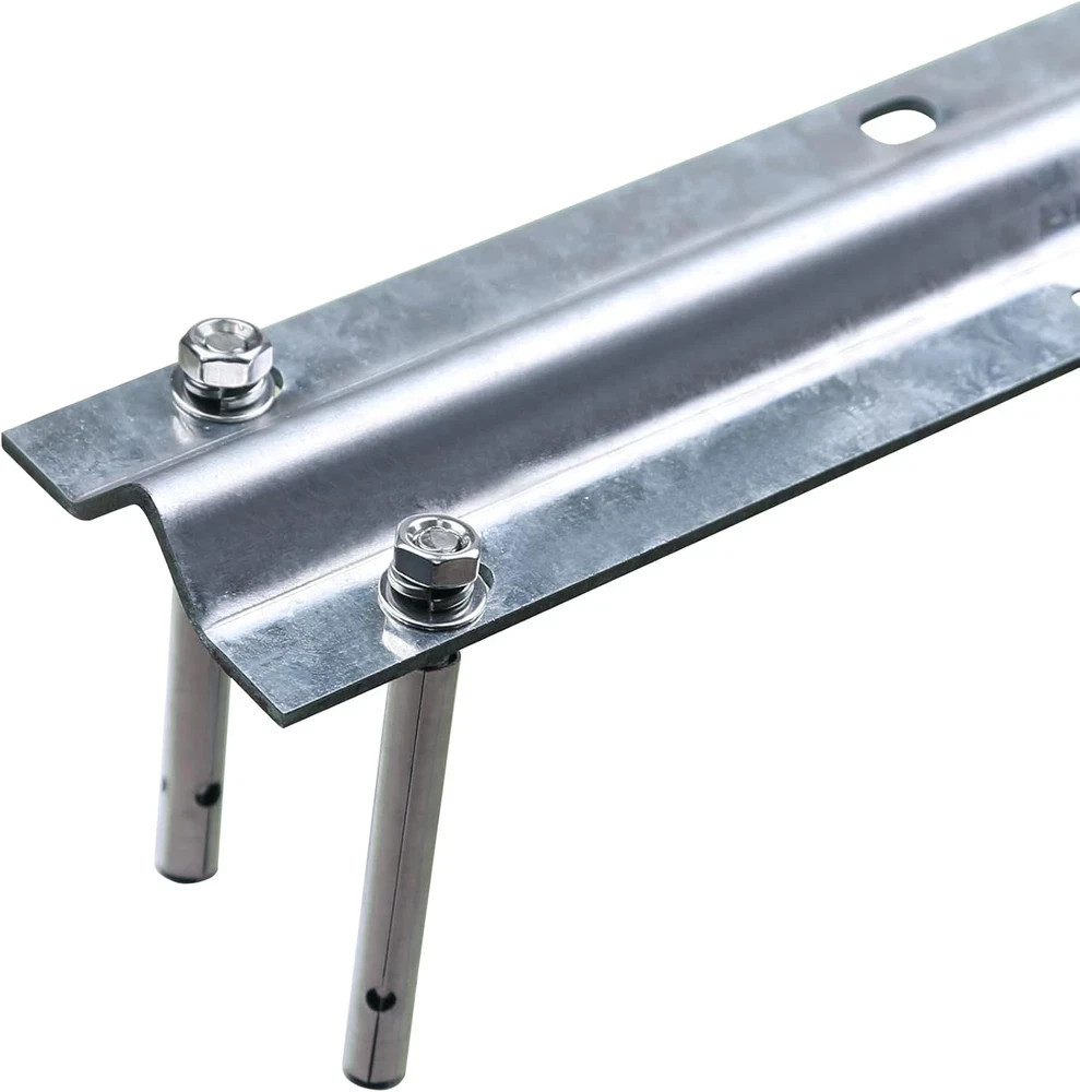 12FT Heavy Duty Galvanized V Track Kit for Sliding Gates & Barn Doors