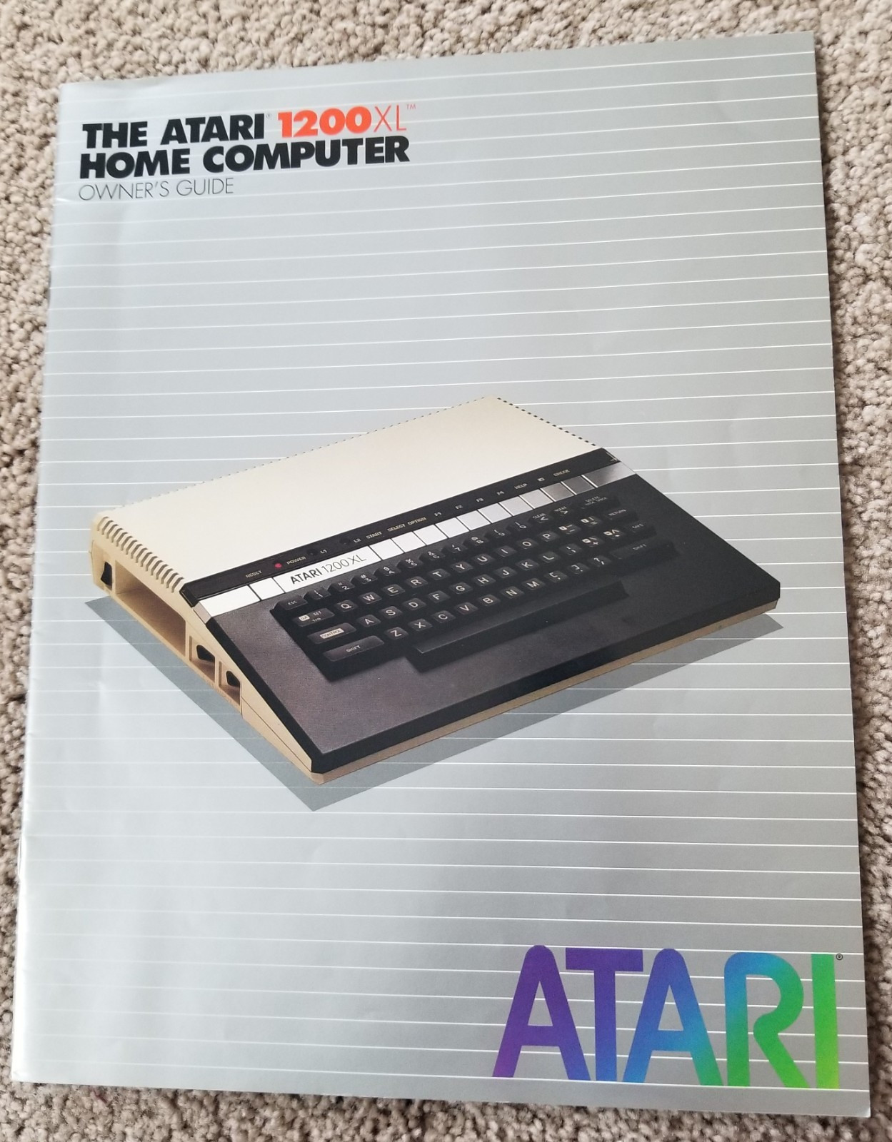 Atari 1200 Home Computer Owner's Guide 1982 C061418 Rev A   -- Printed in USA