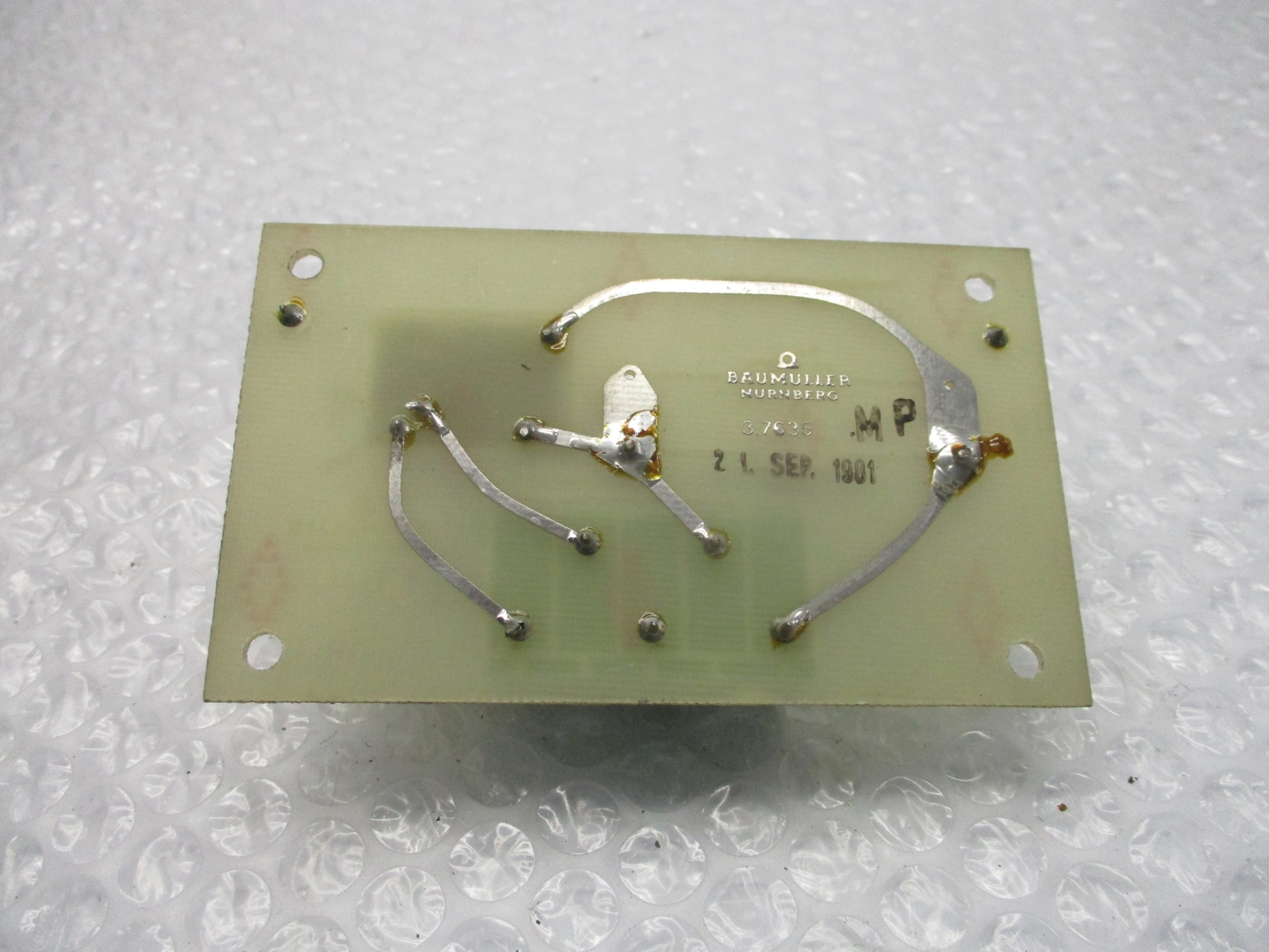BAUMULLER 3.7635 CIRCUIT BOARD UNMP
