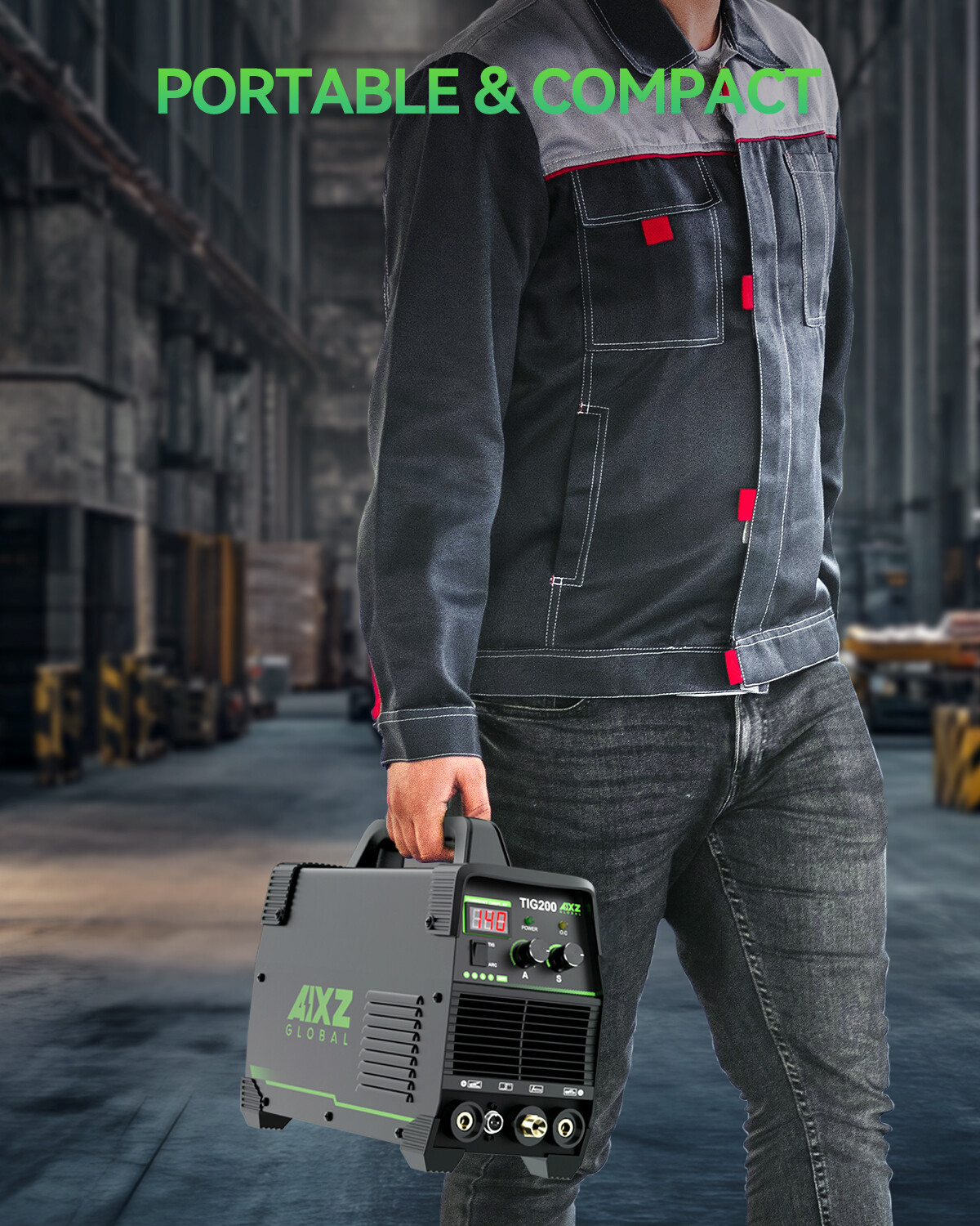 High Frequency 2 in 1 Stick TIG Welder Machine110V 220V with Post Gas Function