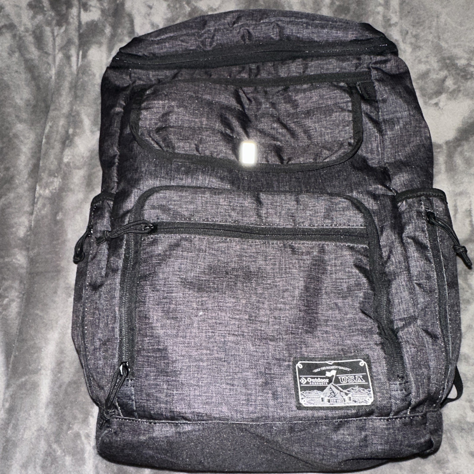 Outdoor Products USA Backpack Gray/Black Laptop Bag