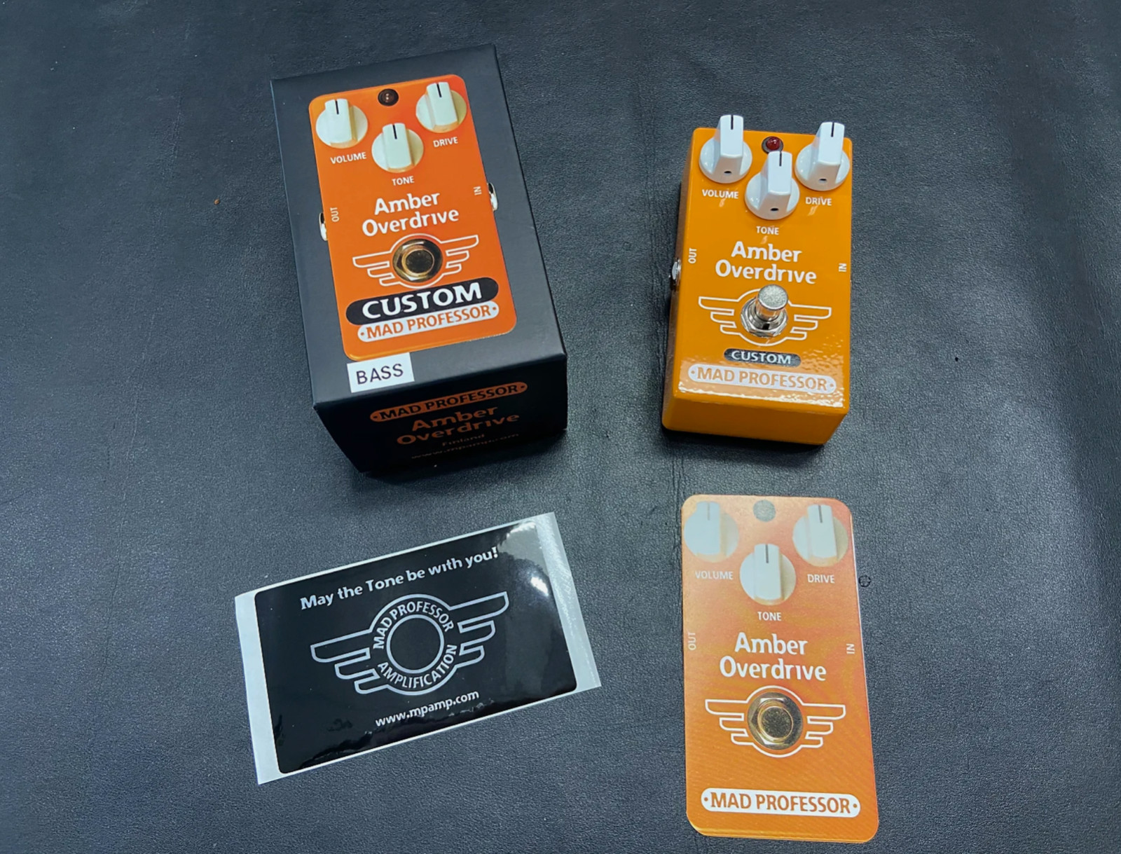 Mad Professor Amber Overdrive Pedal- Custom Bass Version - New!