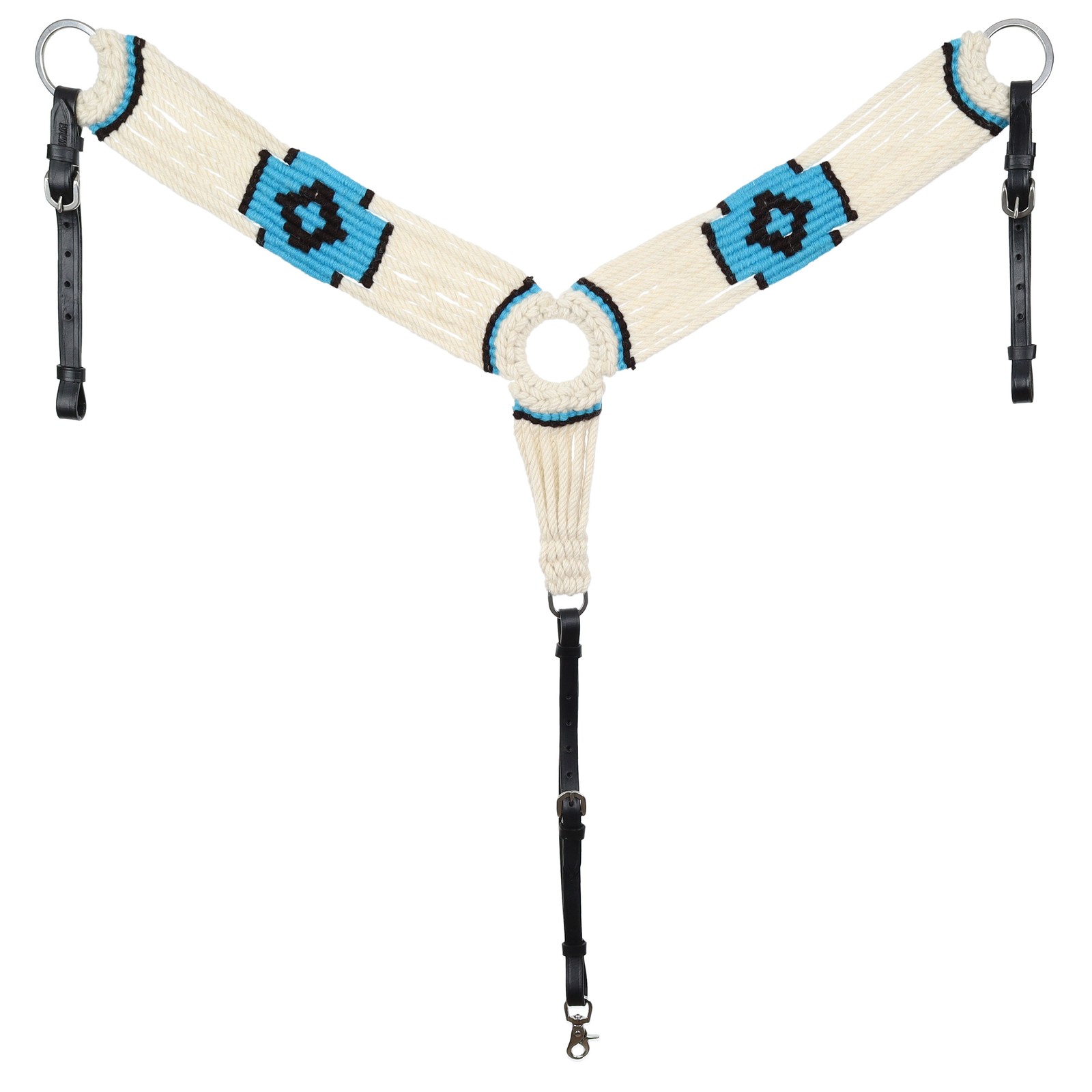 Showman Mohair Wool Multi-Strand Southwest Design Breast Collar
