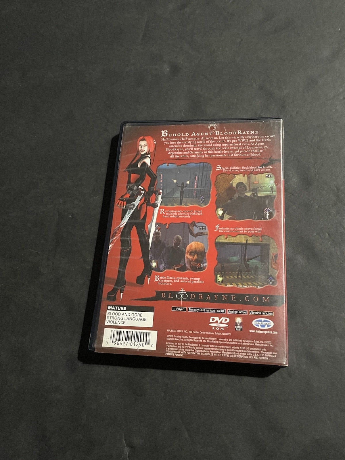 Bloodrayne ps2 Case only