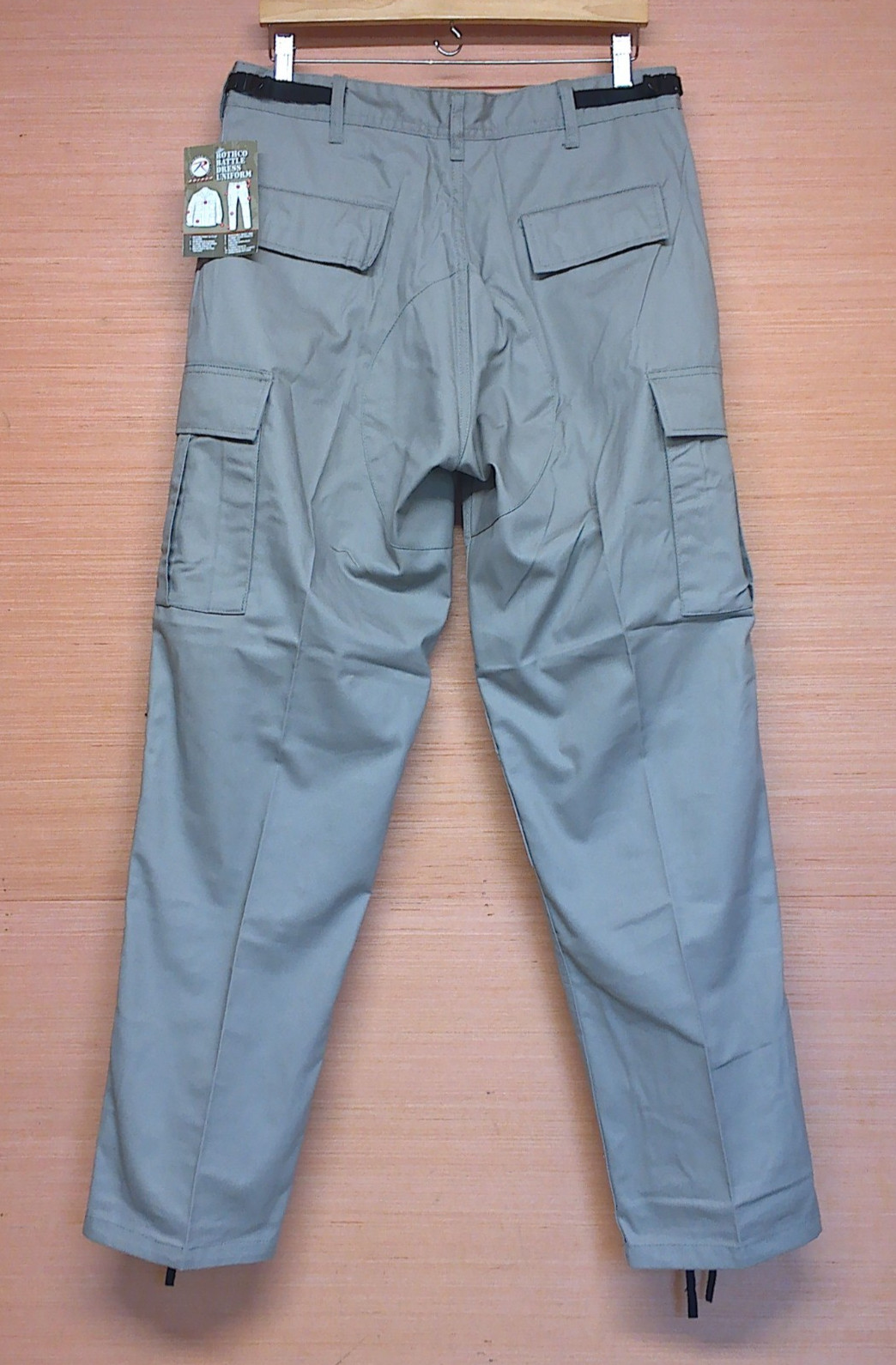Rothco Mil-Spec Tactical Grey BDU Cargo Pants Trousers Size Medium Regular