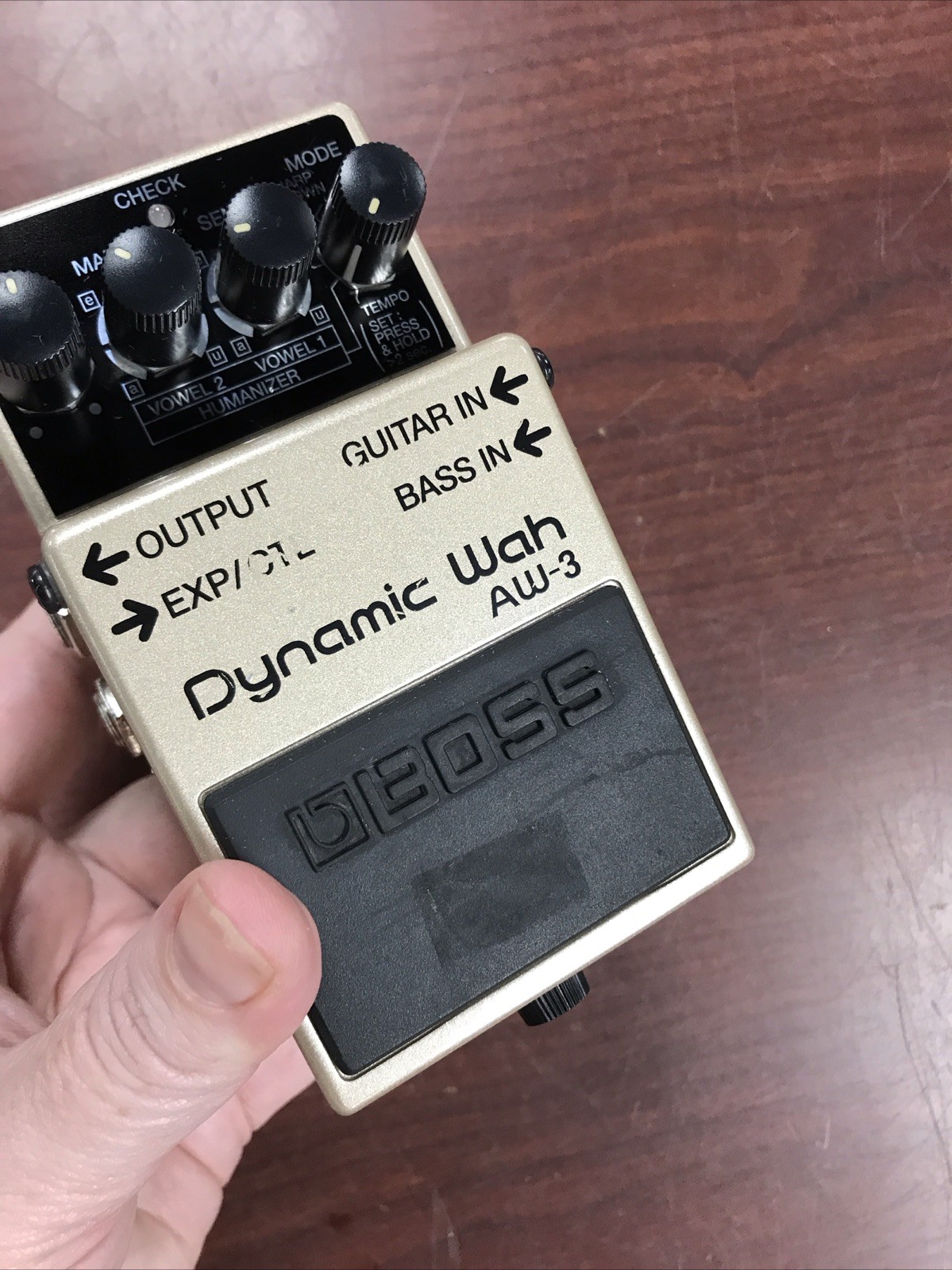 BOSS AW-3 Dynamic Wah Guitar Effects Pedal