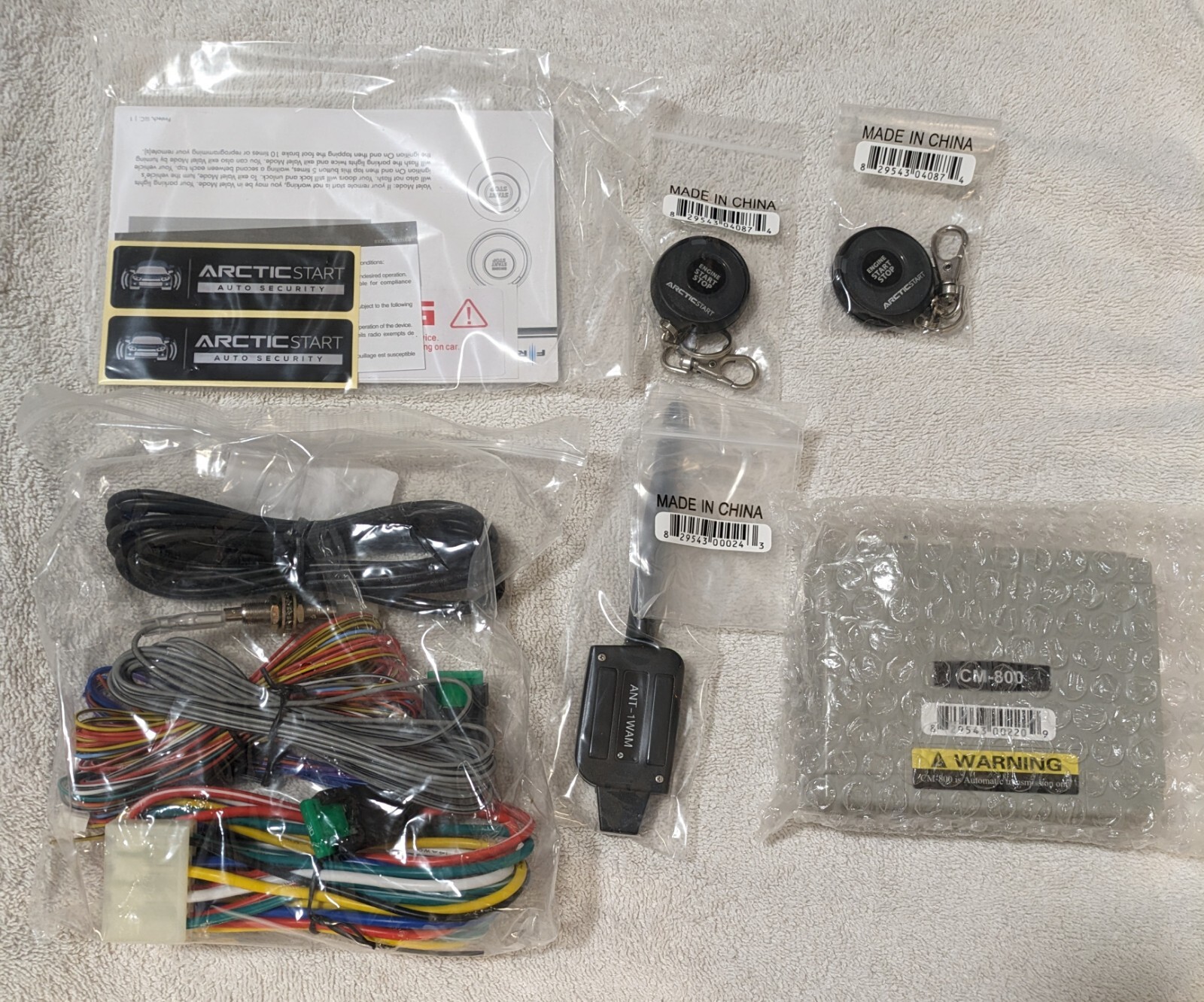 Arctic Start AR801-S Remote Start Keyless Entry 800-FT Range Remotes
