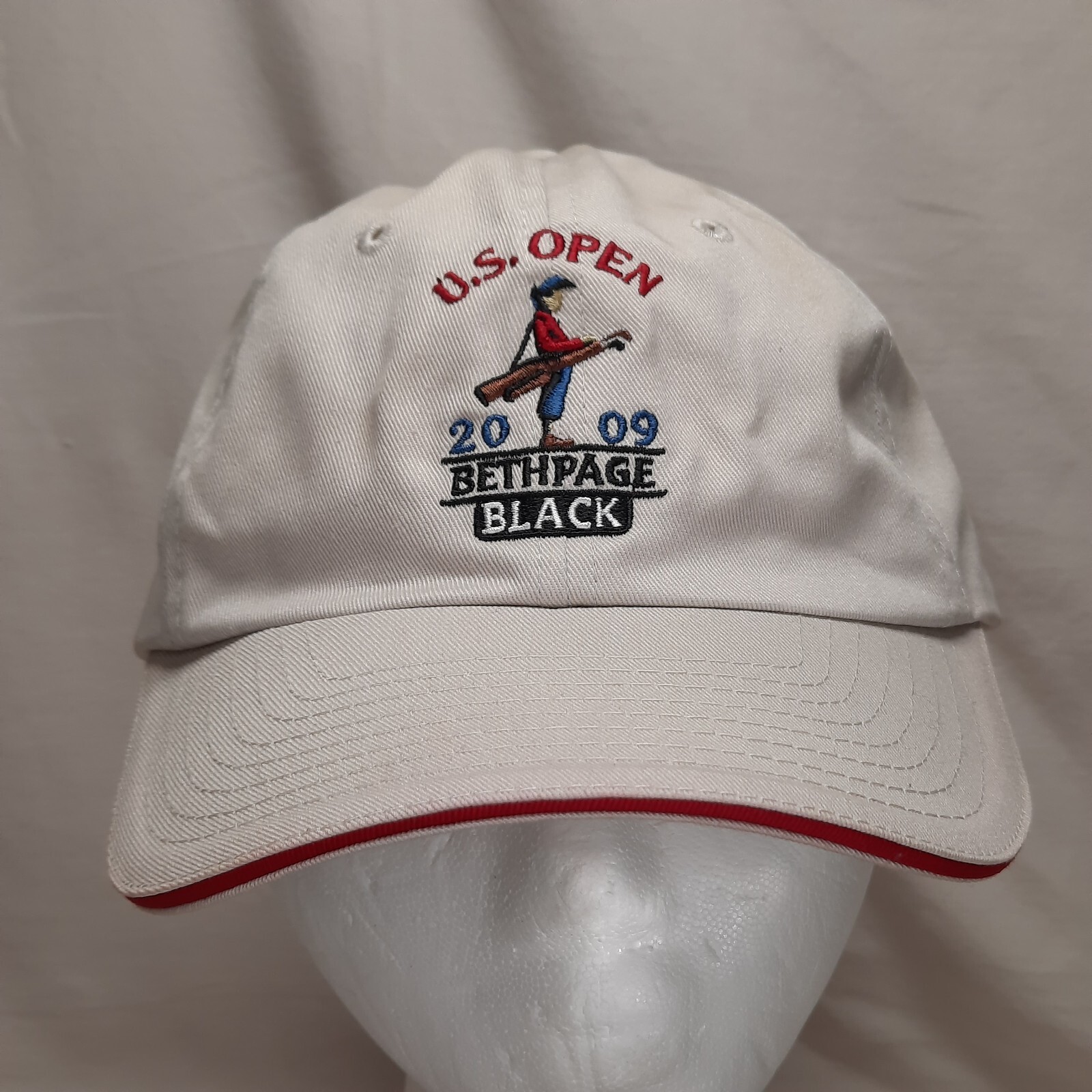 2009 US Open Bethpage Black Strap Back Golf Hat Cap USGA Member