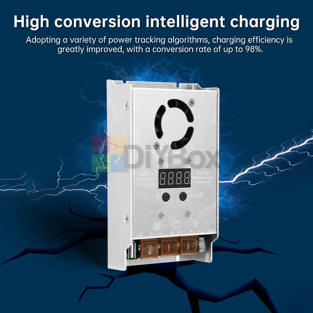 MPPT 500W 20A Solar Controller DC18-80V Buck Step-down Charging Control Module