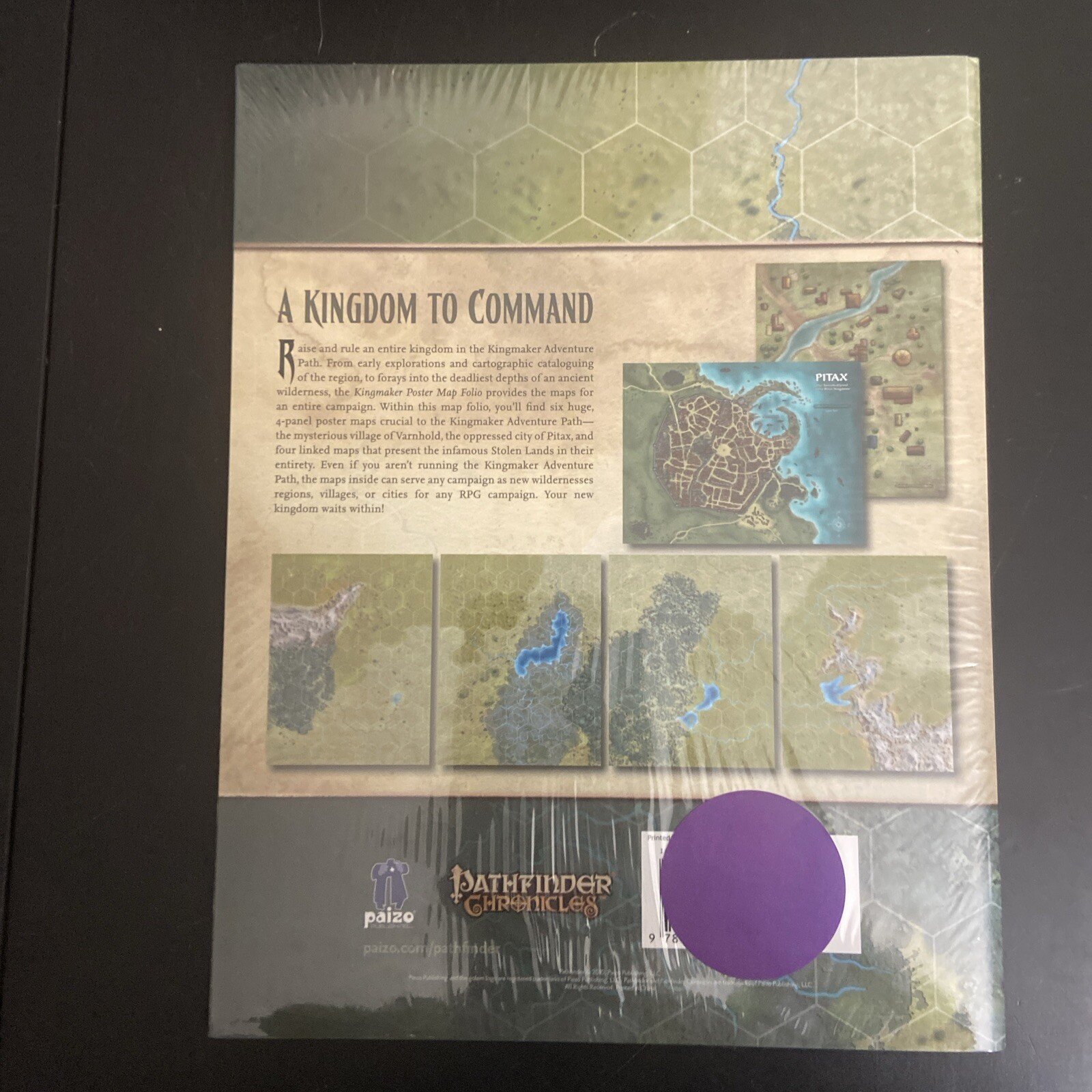 Paizo Pathfinder Map Folio - Kingmaker Bag EX