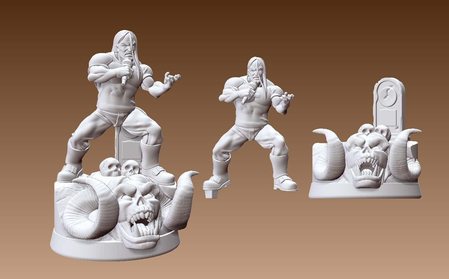 DnD Miniature 32mm Death Howler by LPOMC