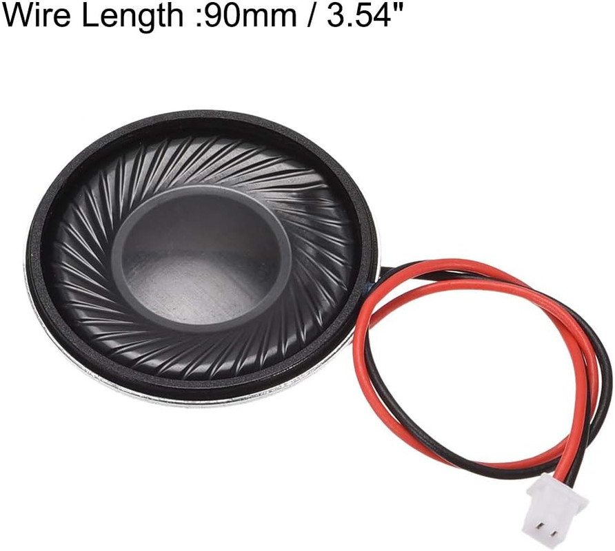1W 8 Ohm DIY Magnetic Speaker 28Mm round Shape Replacement Loudspeaker with Ph2.
