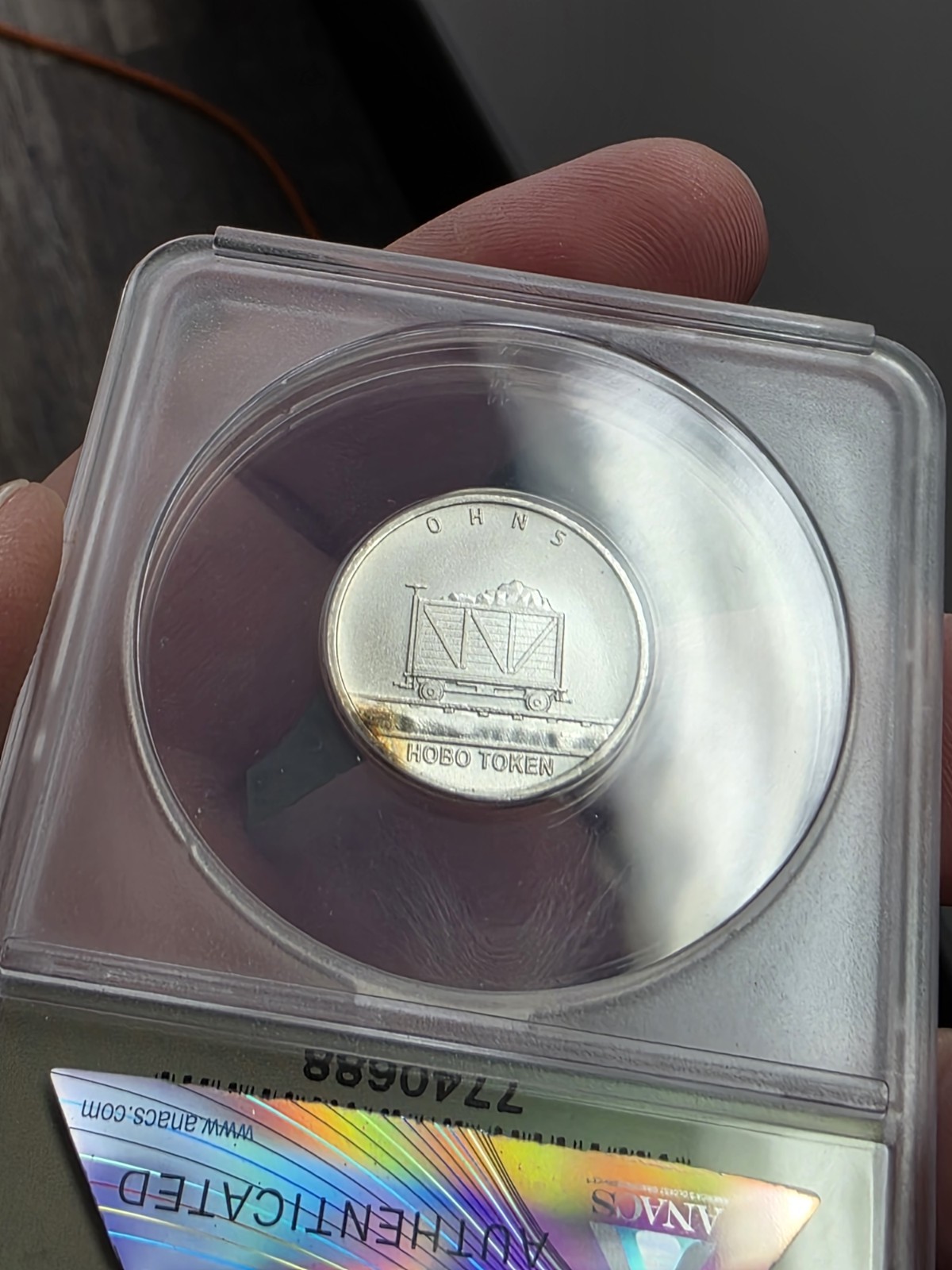 Dan CARR 2016 OHNS TOKEN! SILVER! ANACS MS69. 125 Mintage! Limited! Signed!