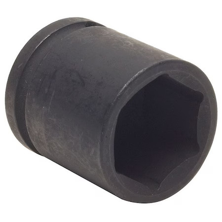 Westward 4Lxt6 Westward 1/2 In Drive Impact Socket, Standard Socket, Black