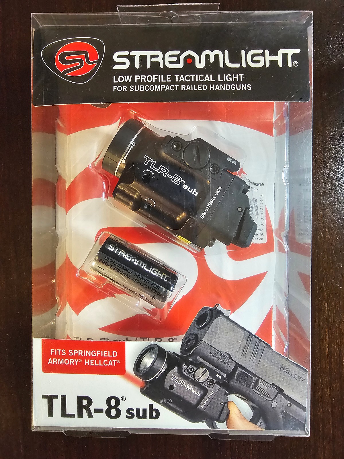 Streamlight TLR-8 Sub Non-X w/ Red Laser (Discontinued version of SKU 69419)