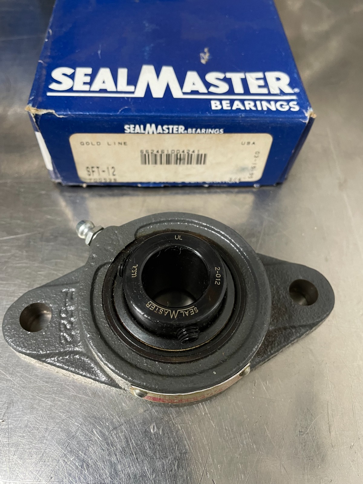 SEAL MASTER (Morse) SFT-12 Flange Bearing 3/4" Bore 2 bolt flange