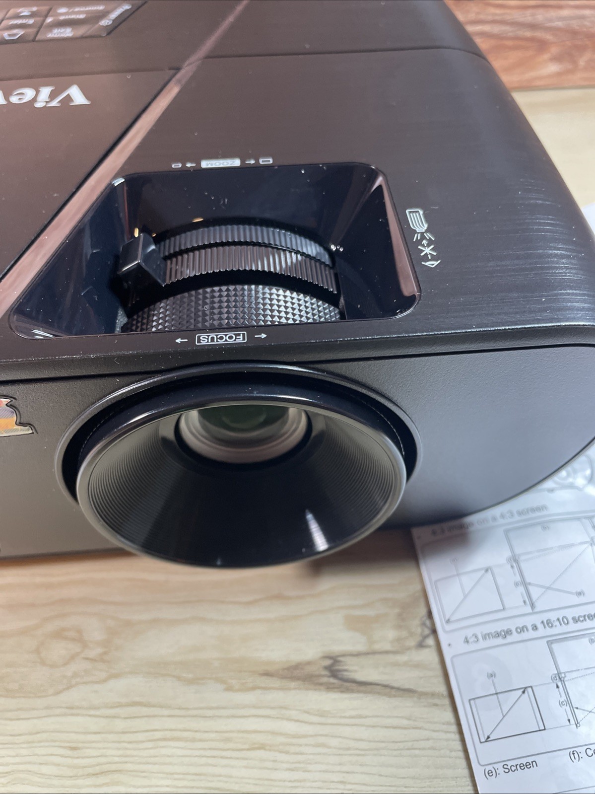 ViewSonic PJD5555w Lightstream 3D Ready DLP Projector New Open Box
