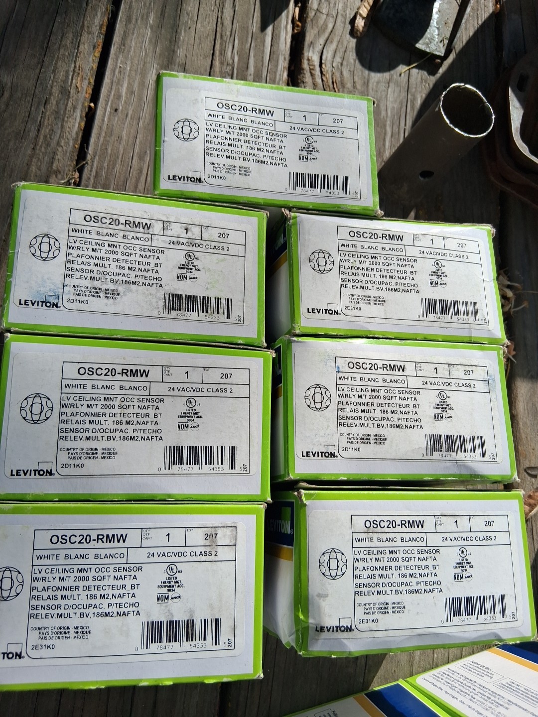Lot 7 White Ceiling Occupancy Sensor 2000 Sq Ft, OSC20-RMW,  OCC Sensor, LV 360