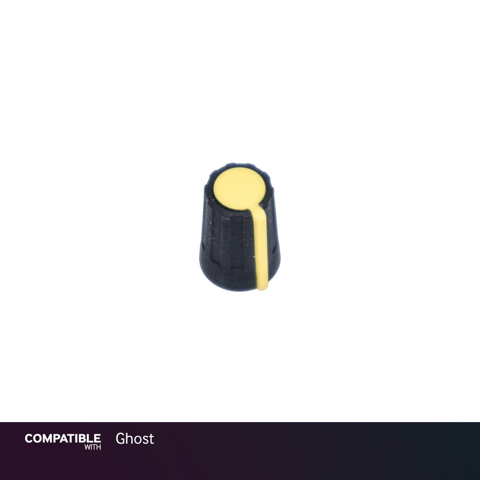 Soundcraft Yellow Fluted Knob for Ghost