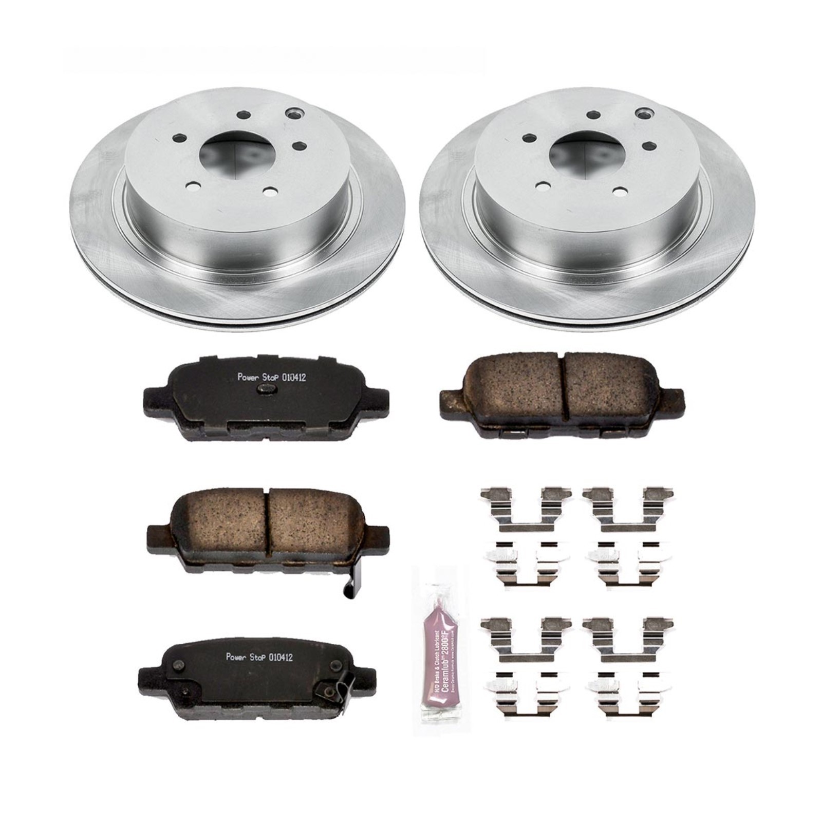 Powerstop KOE2427 Set of Rear Autospecialty Evolution Brake Kit for 11-17 Quest