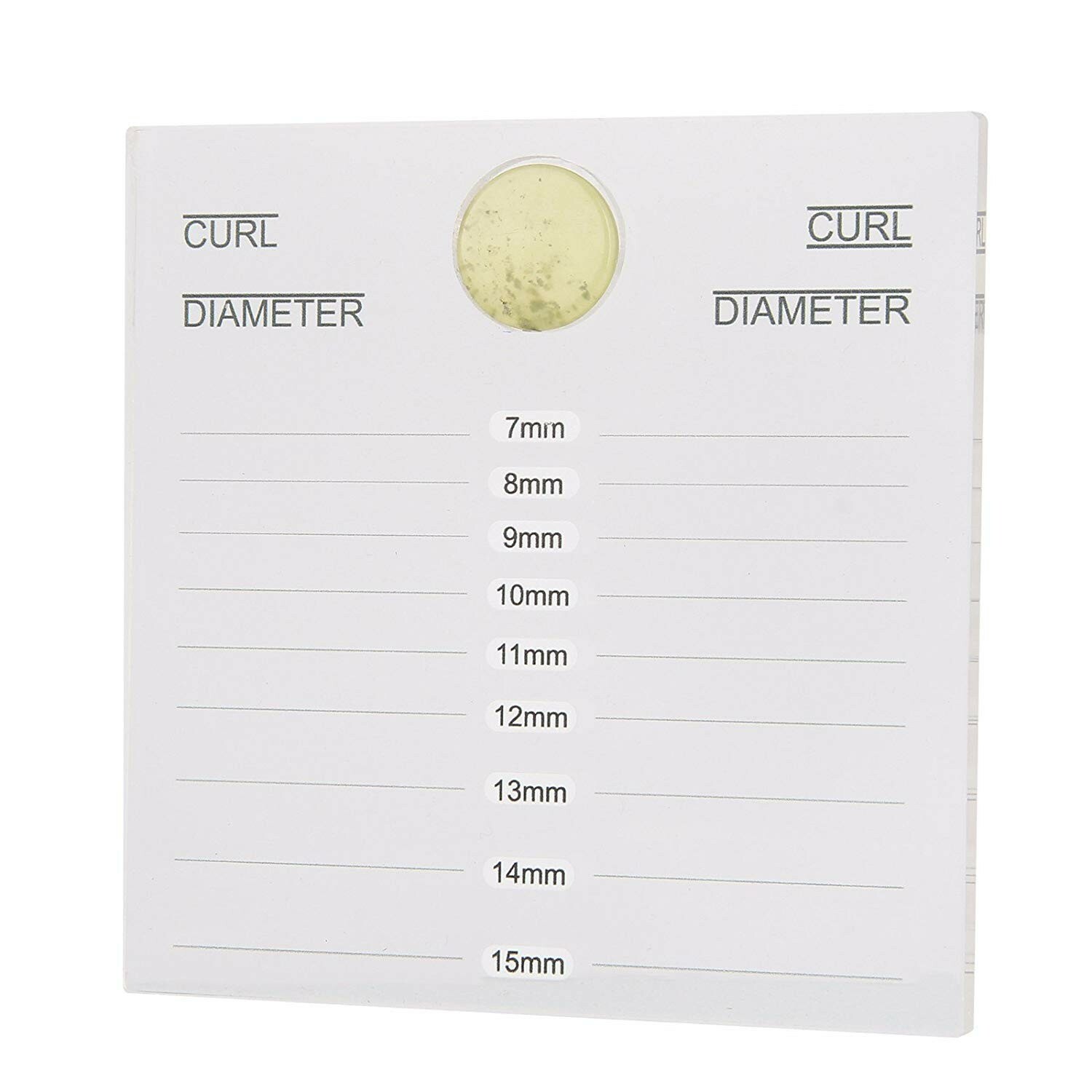 Amber Lash Double Row Adhesive Pallet with Jade Stone