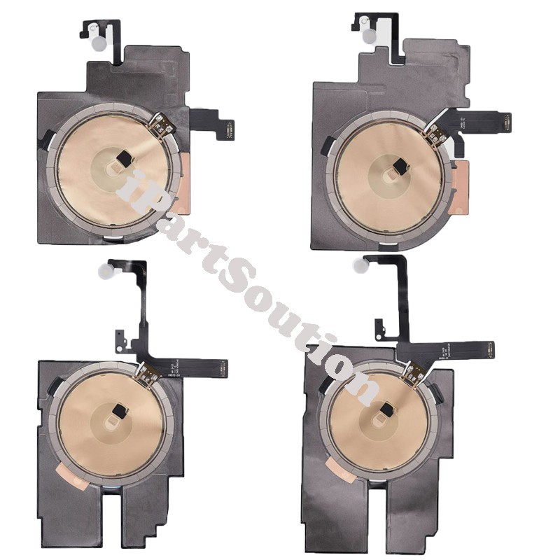 iPhone 16e/16 Plus/16 Pro Max NFC Wireless Charging Coil + Flashlight Flex Cable