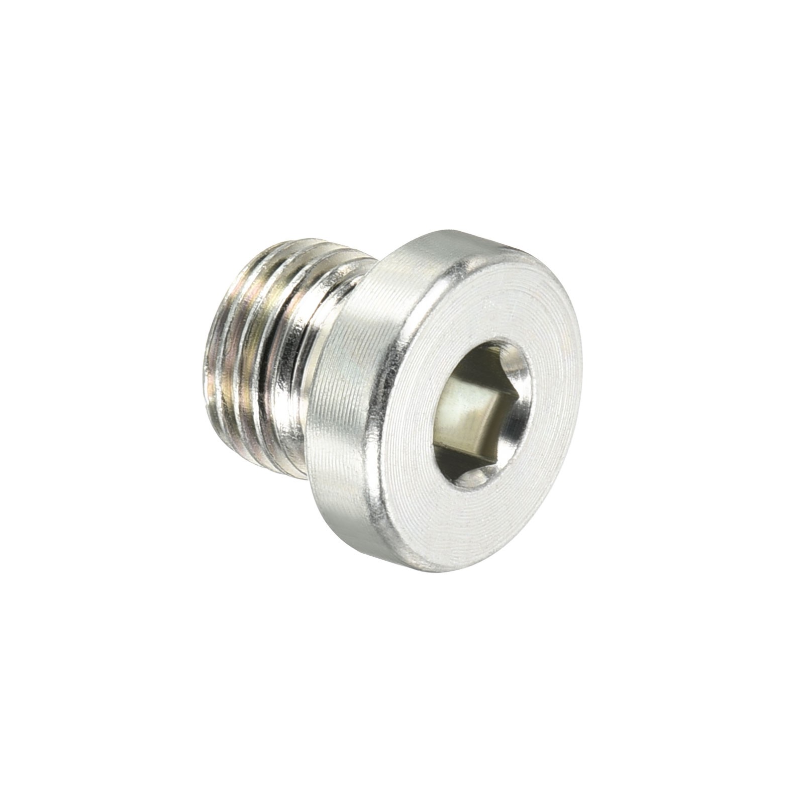 M10*1 Hex Head Pipe Fitting Plug, Male Thread 45# Steel Plug