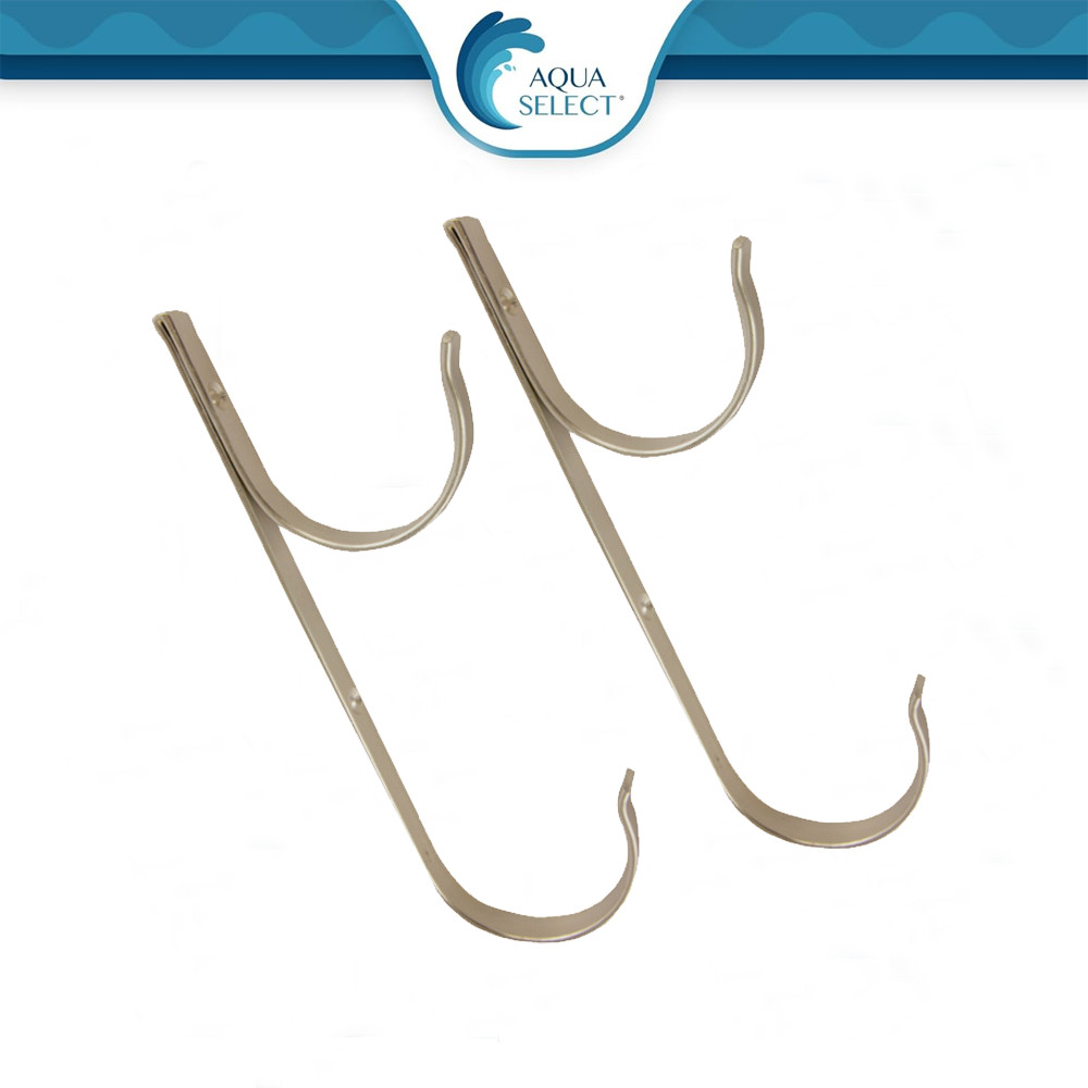 Aqua Select Swimming Pool & Spa Aluminum Accessory Hanger - 2 Hooks