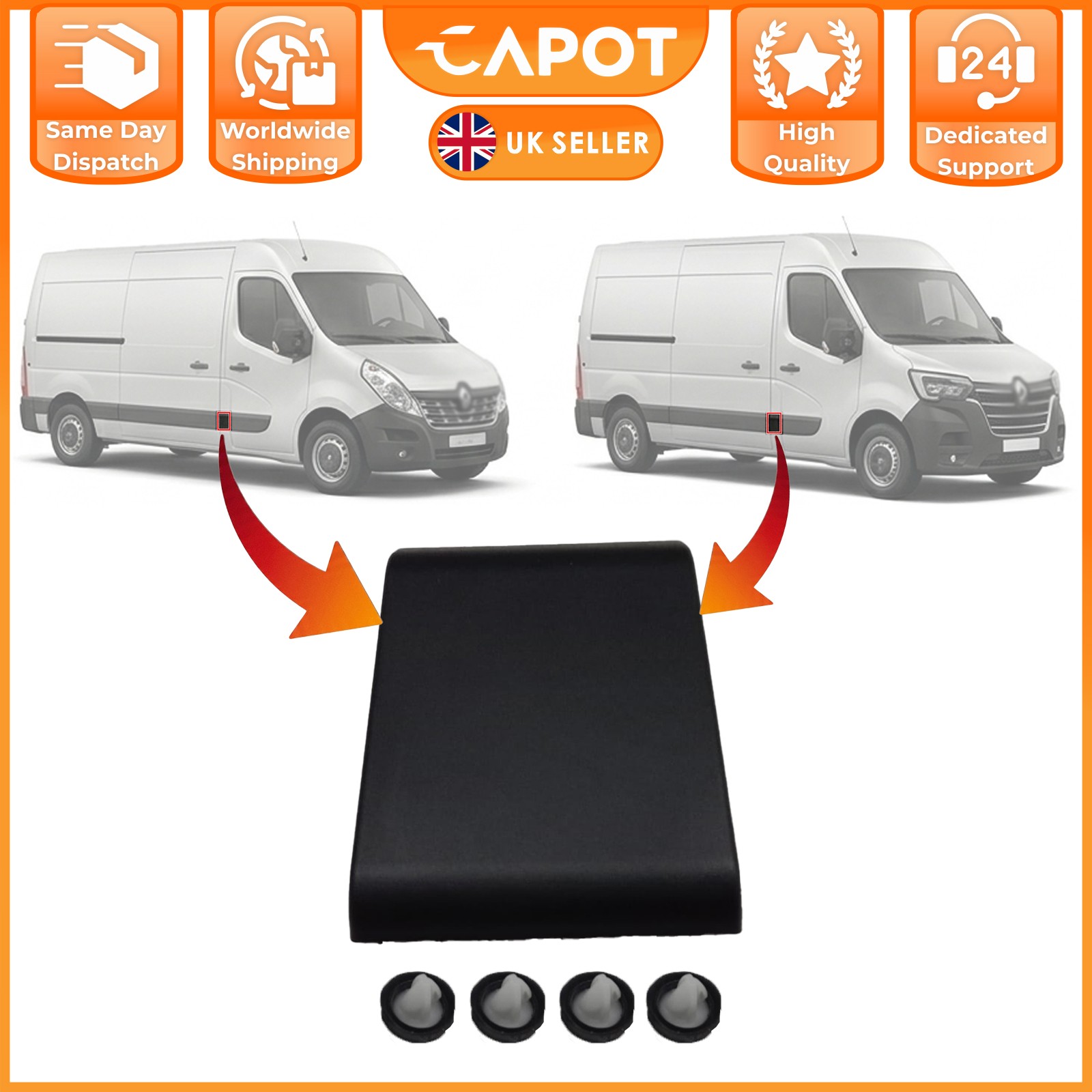 Right Door Moulding Strip Panel For NISSAN NV400 93197638 768180129R