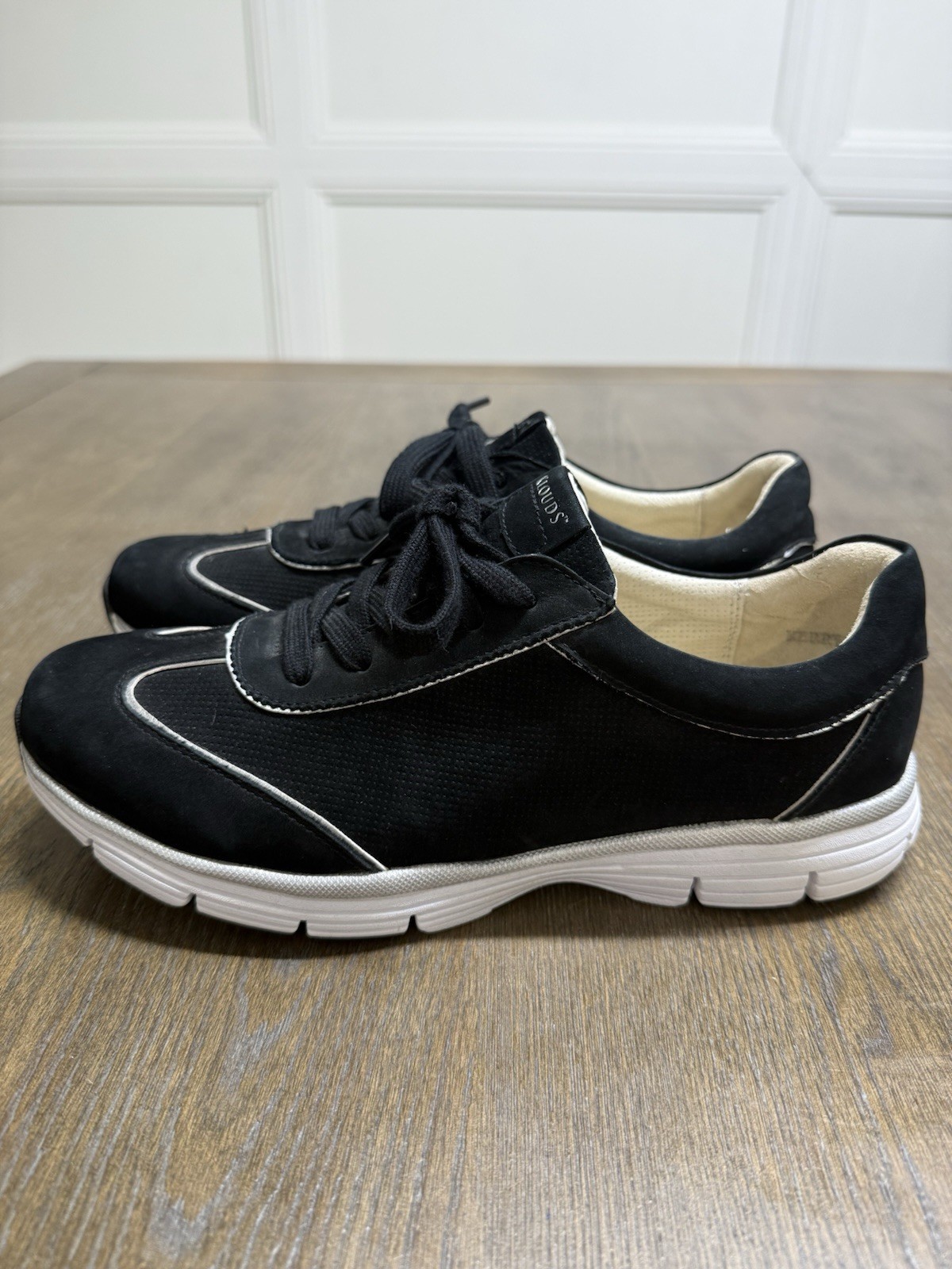 Klouds Black Suede Orthotic Walking Shoes AU 9 / EU 40 Leather Comfort