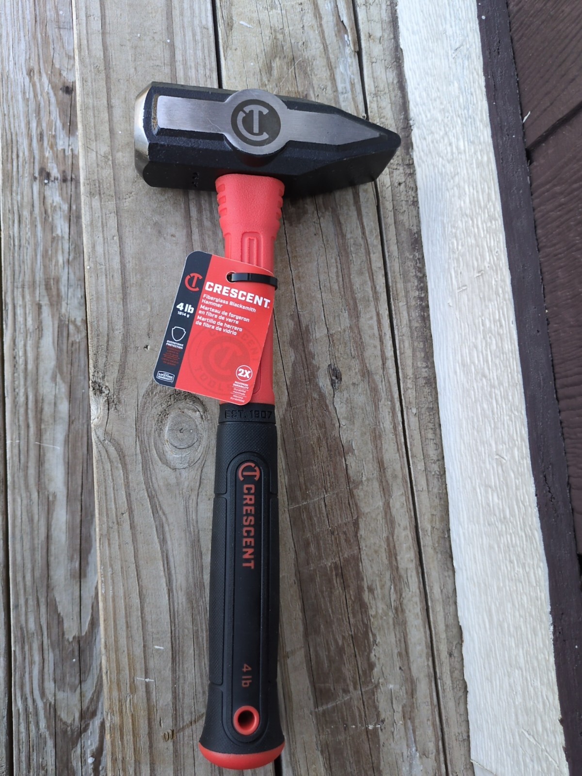CRESCENT CHFBS64  FIBERGLASS BLACKSMITH HAMMER 4 Ib