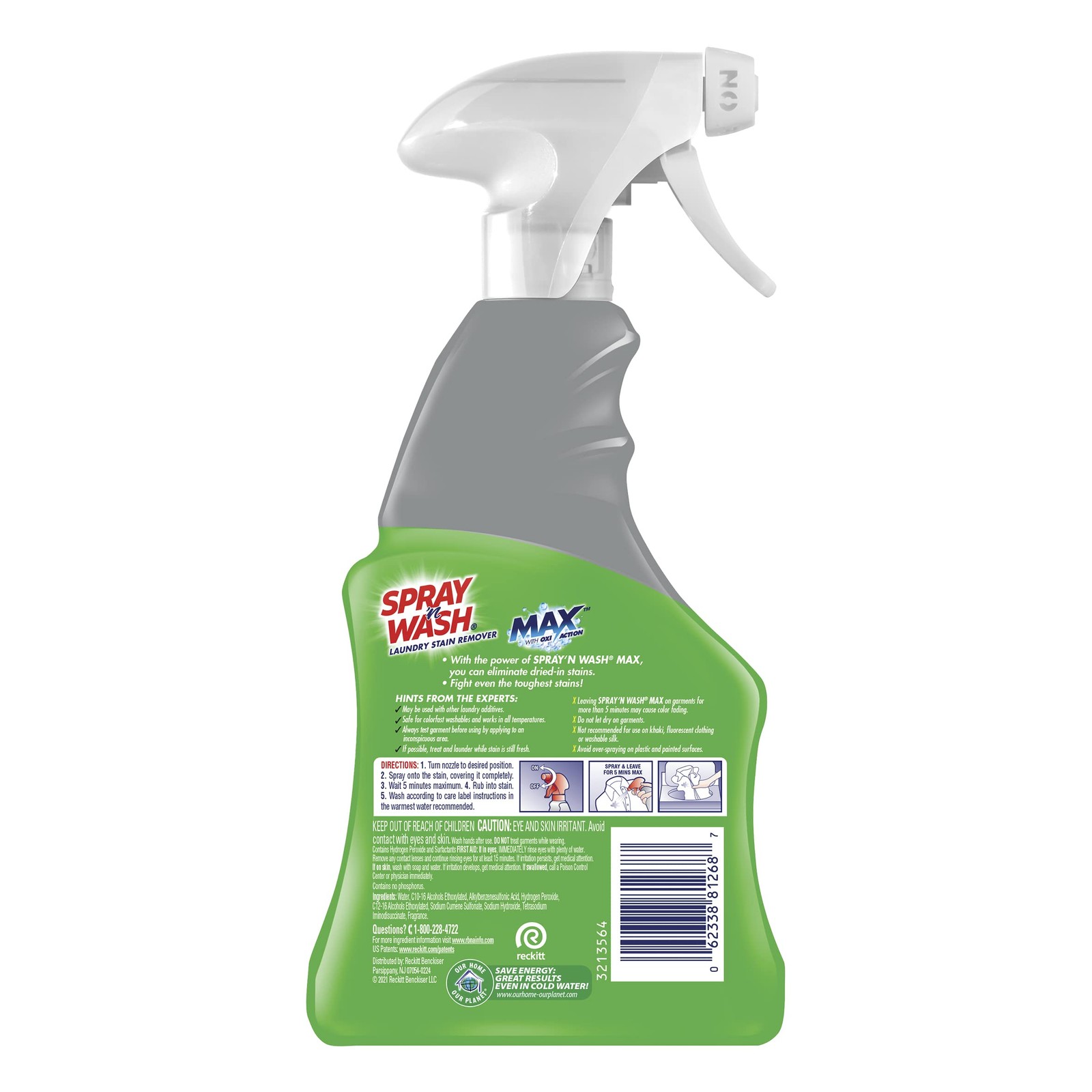 Max Laundry Strain Remover 16 oz, Packaging May Vary