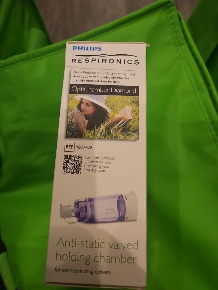 Philips OptiChamber Diamond Respiratory (1079830) NEW