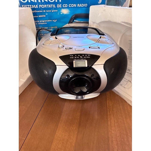 Oritron Portable CD System With Radio OP1181 Boombox AM/FM Super Bass