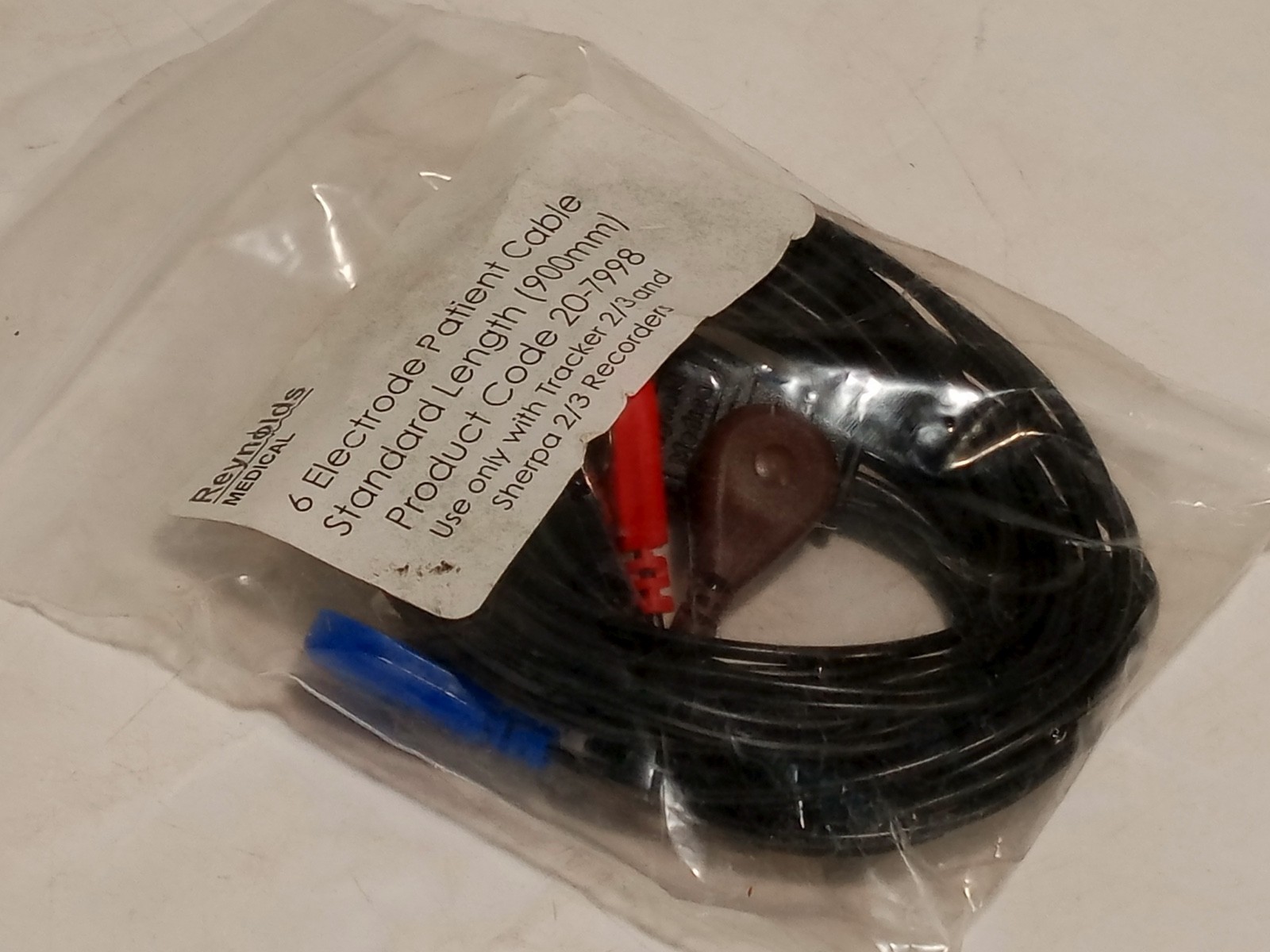 Reynolds Medical 20-7998 Sherpa Tracker 2/3 6 Electrode Patient Cable