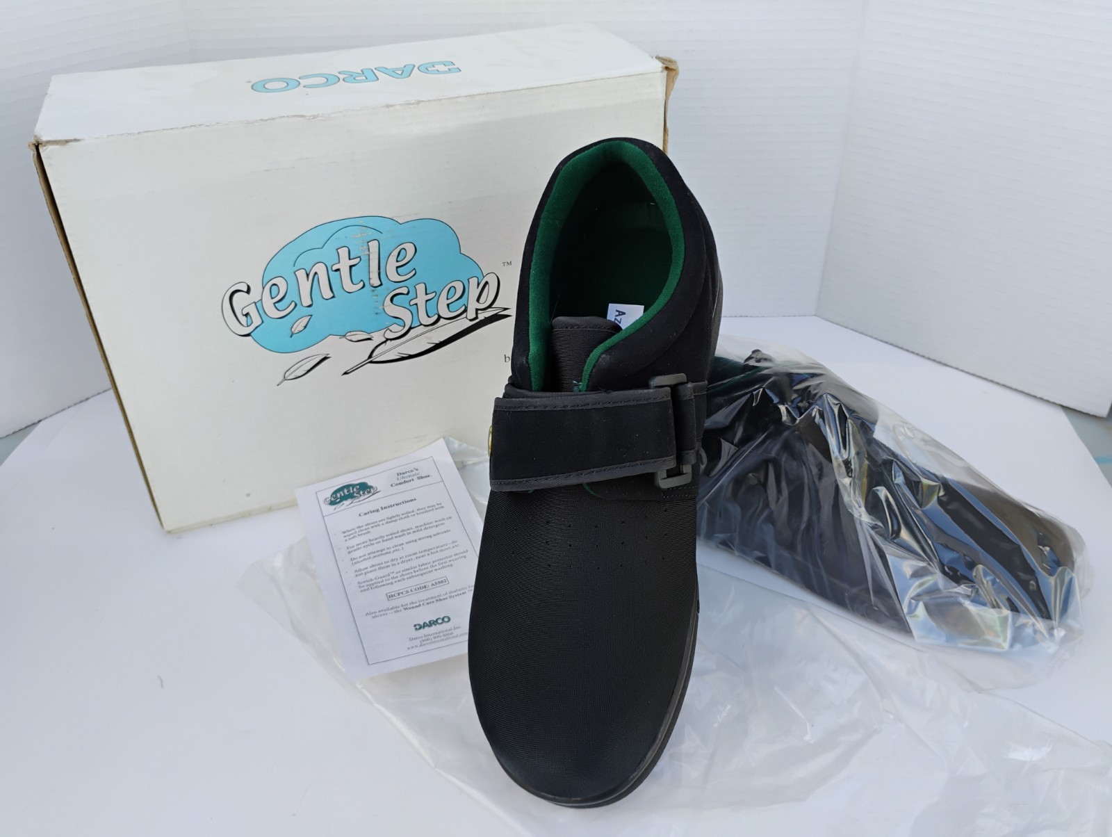DARCO GentleStep Diabetic Comfort Shoes WIDE Black Medicare. MENS 11-1/2..Wom 13