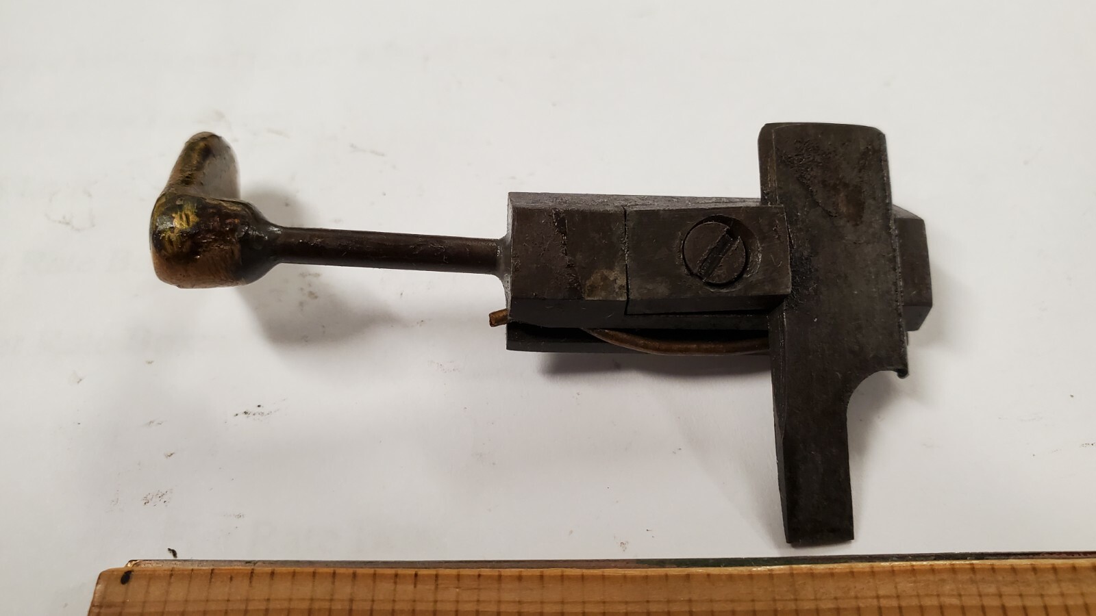 VINTAGE COVEL YANKEE #44 DRILL GRINDER SLIDING REST ASSEMBLY MILITARY SURPLUS