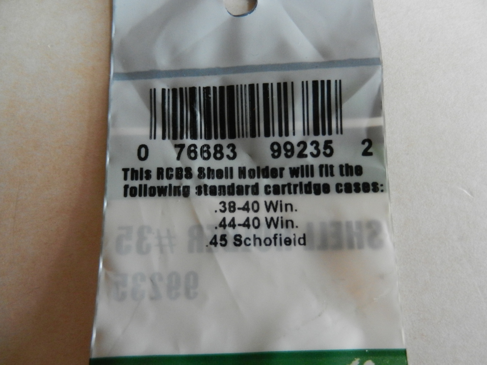 RCBS Shell Holder #35; 99235; 38-40 Win, 44-40 Win, 45 Schofield