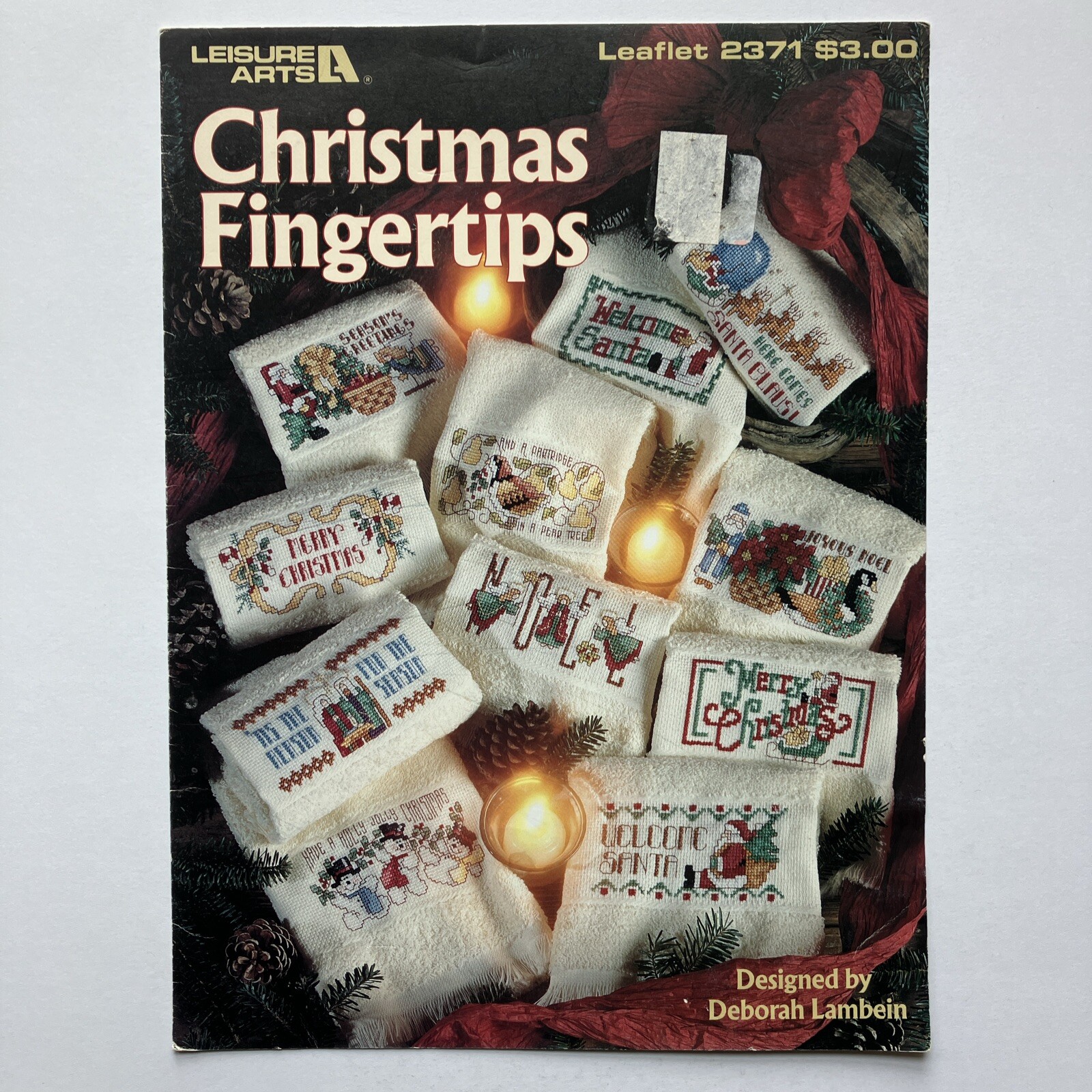 Leisure Arts Leaflet 2371 Christmas Fingertips By Deborah Lambein 1993
