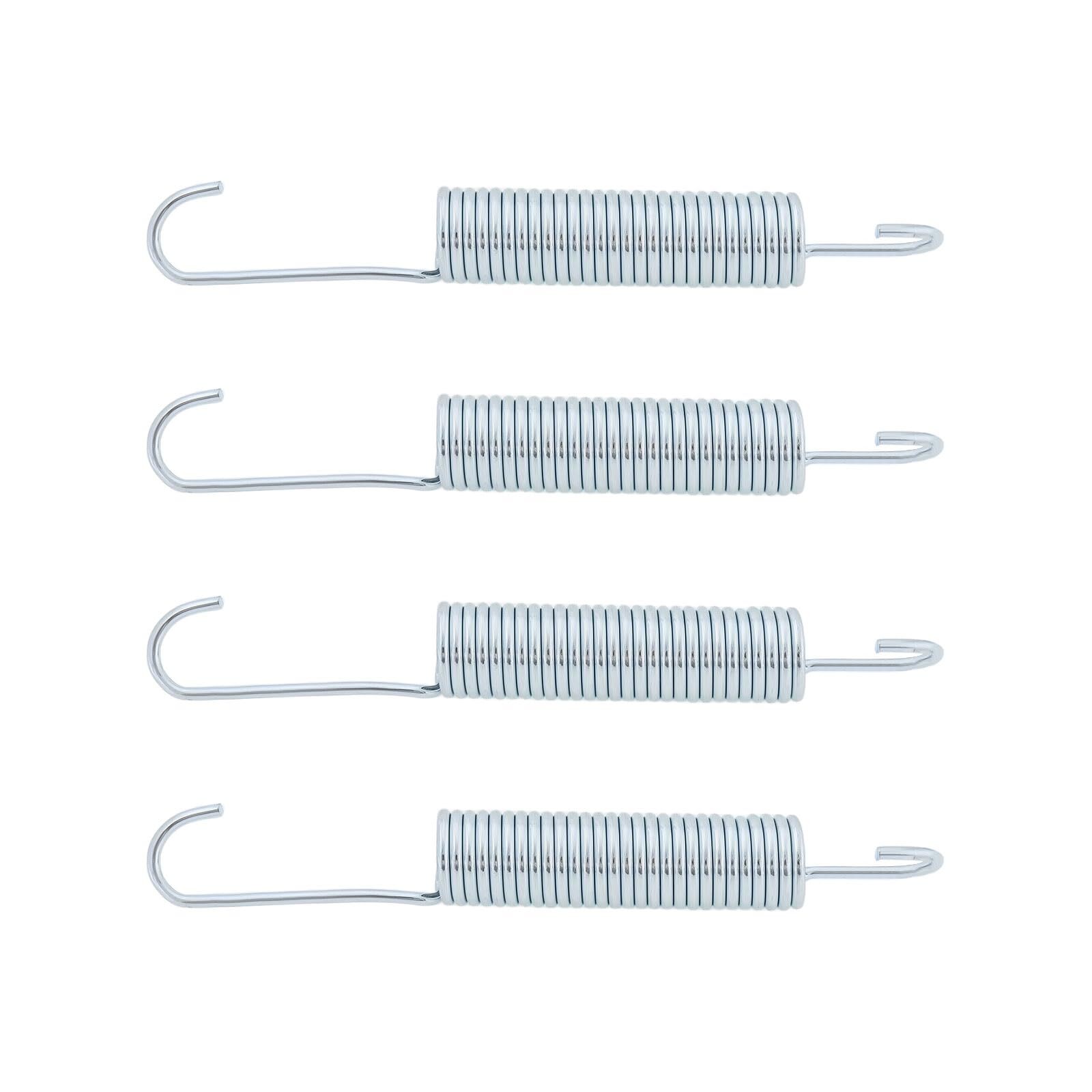 4pcs 115x14x1.9mm Recliner Springs Galvanized Steel Dual Hook Tension Springs...