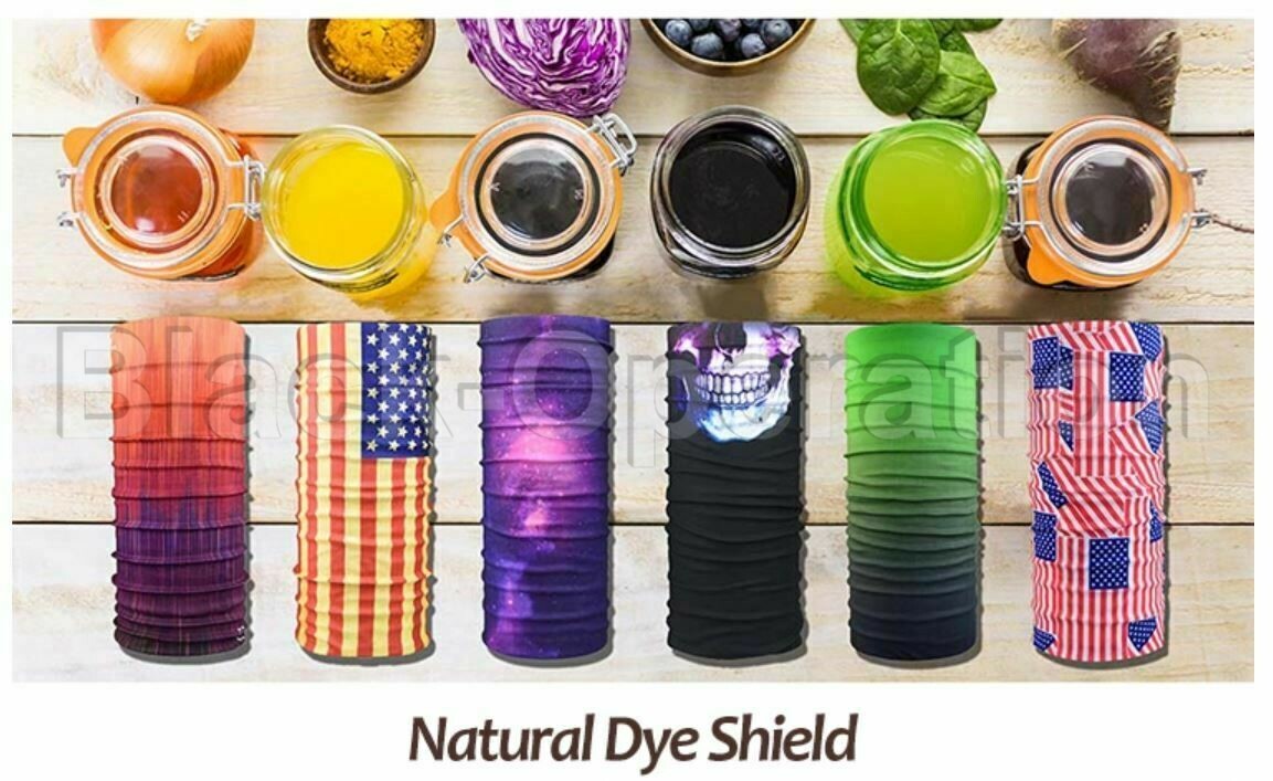 Fishing Face Mask Neck Gaiter Sun Guard UV Protector Balaclava Face Mask 5 Pack