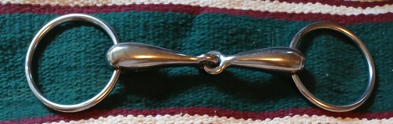 🍁18-8 Stainless Steel 5" Loose Ring Snaffle Bit