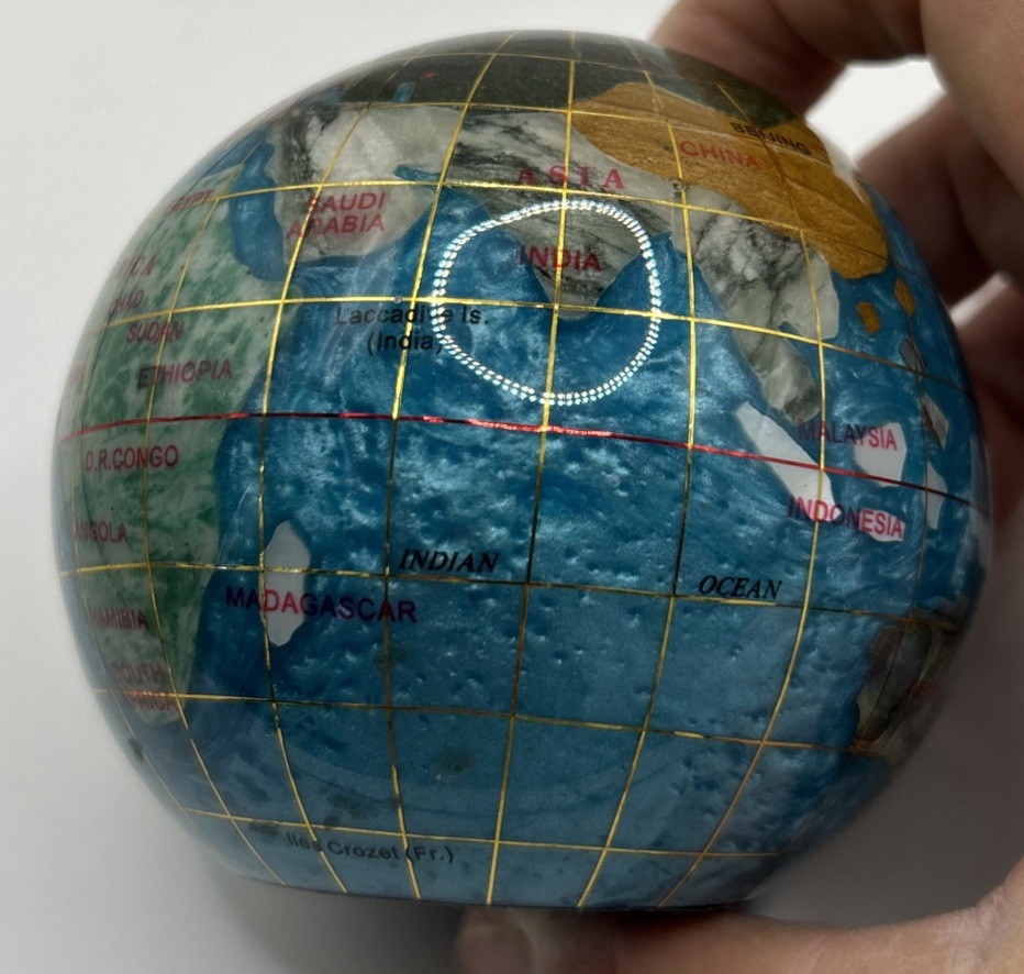 Gemstone Globe Blue