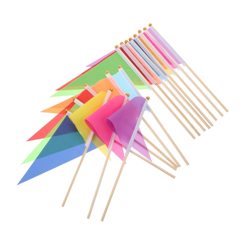 16Pcs Assorted Color Field Tile Marker Flags for Landscape Yard Marking