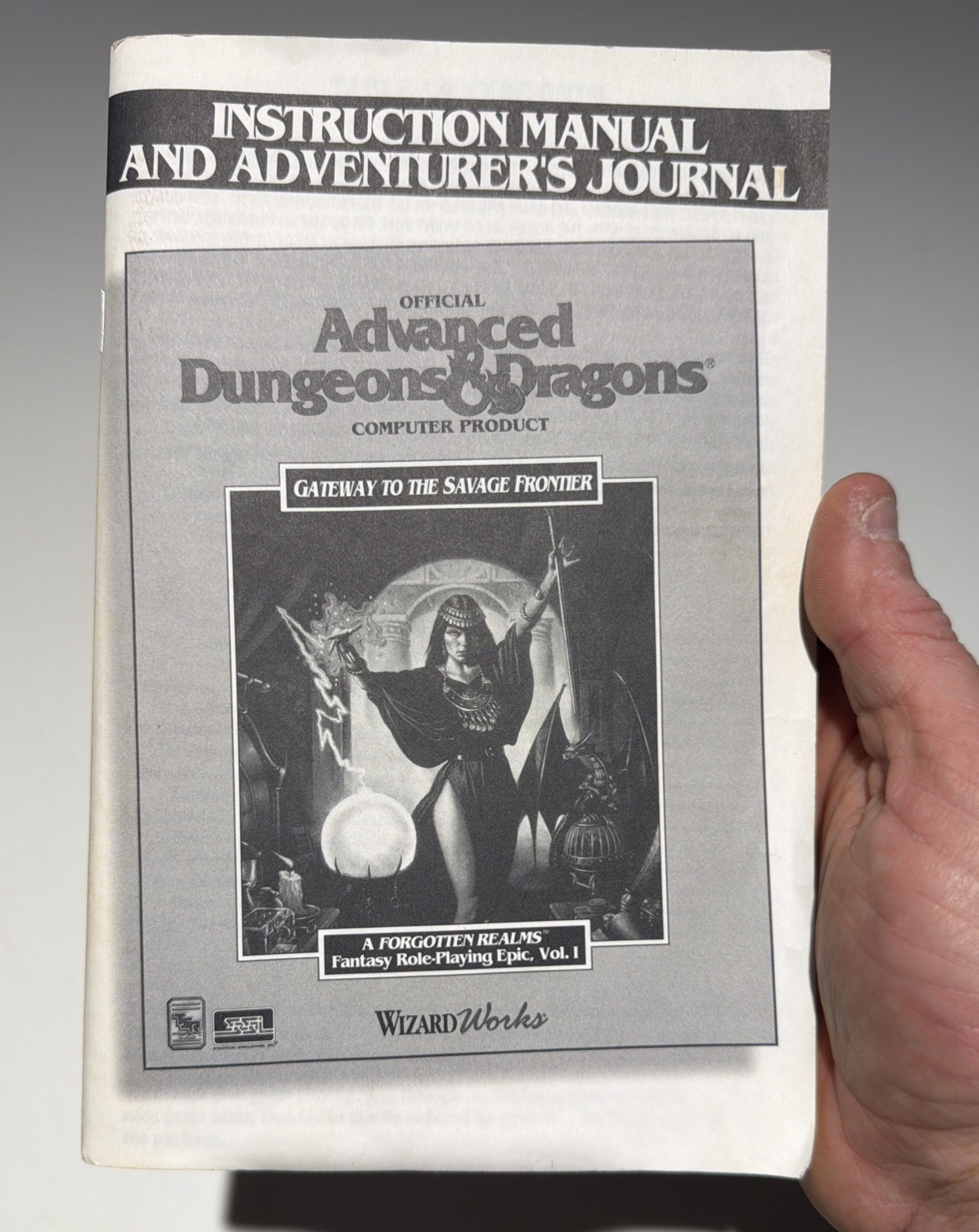 AD&D Gateway to the Savage Frontier IBM/PC SSI Adventures Journal Game Manual