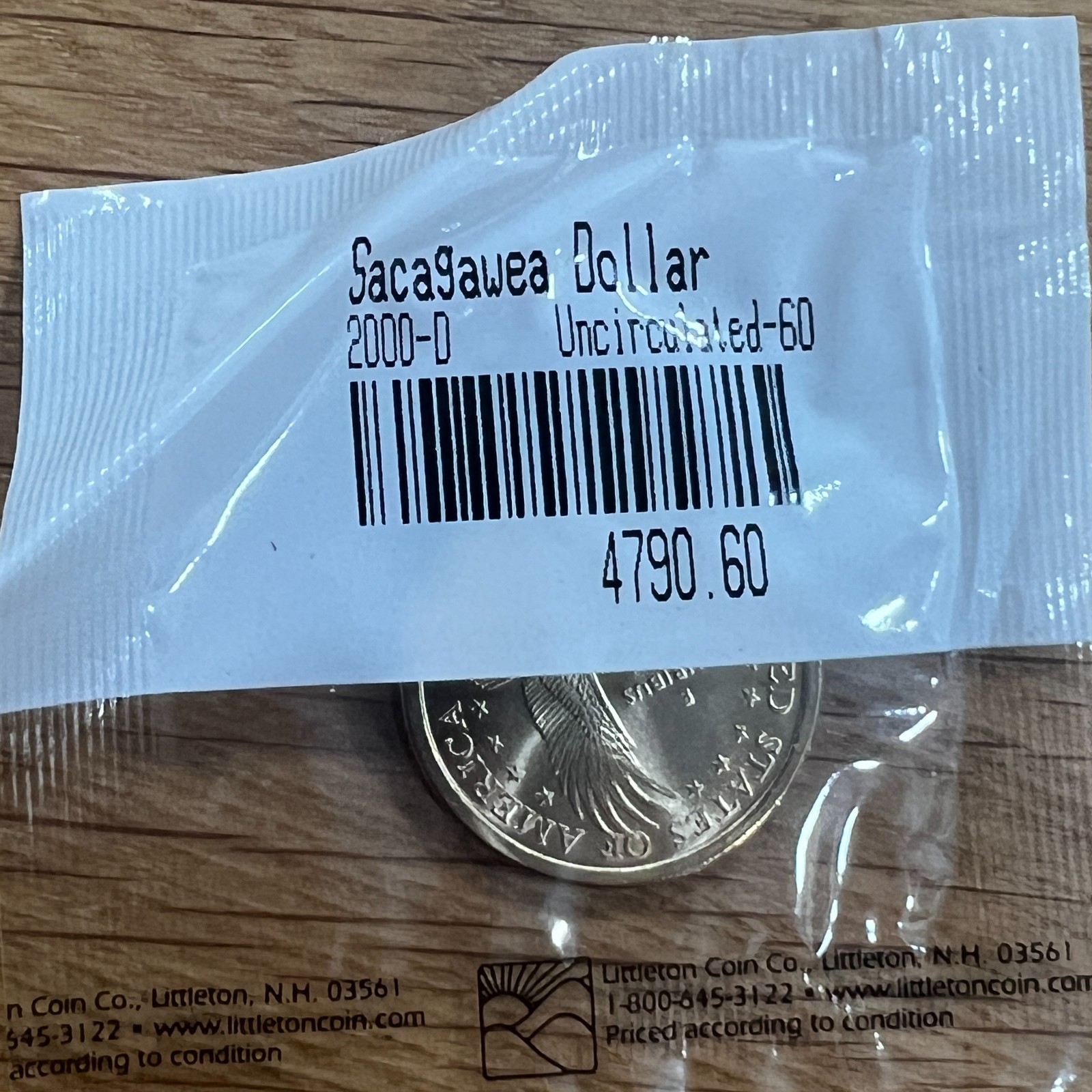 2000 - D Sacagawea Dollar Coins Unc in Mint Cello FREE SHIP