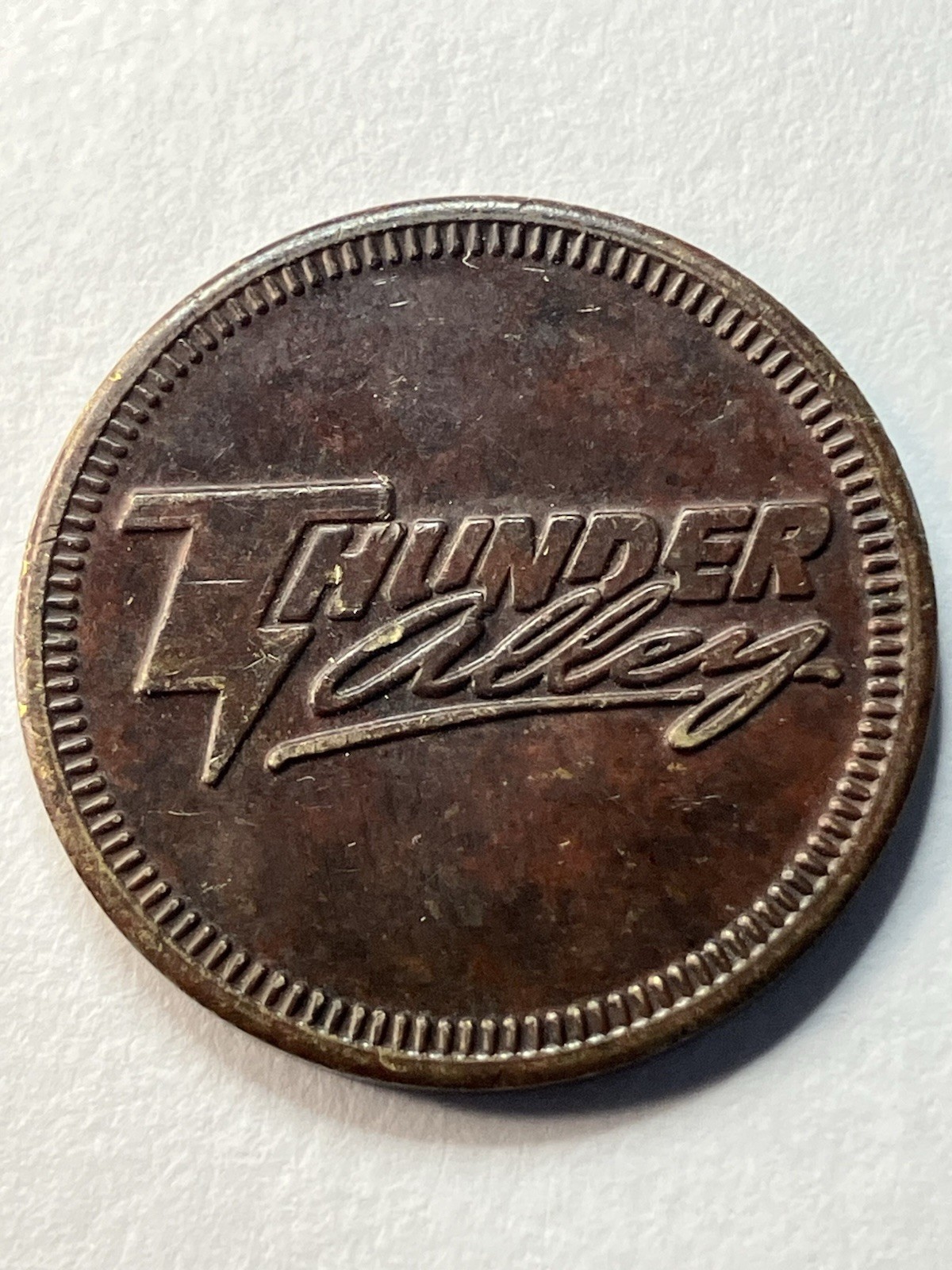 THUNDER ALLEY ARCADE TOKEN BOLWING #ud1