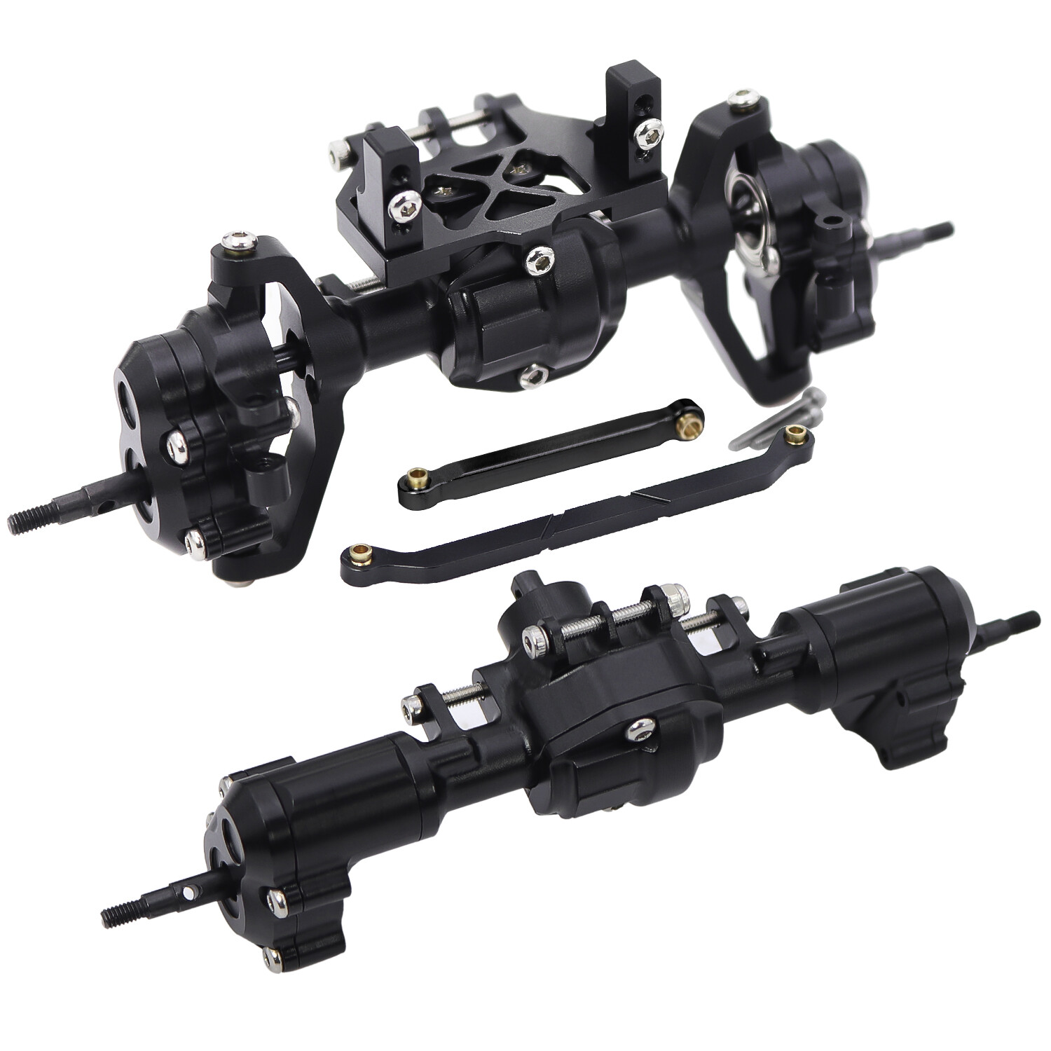 Aluminum Front Rear Axle Assembly for 1/18 Redcat Ascent 18 RC Car Upgrade Parts